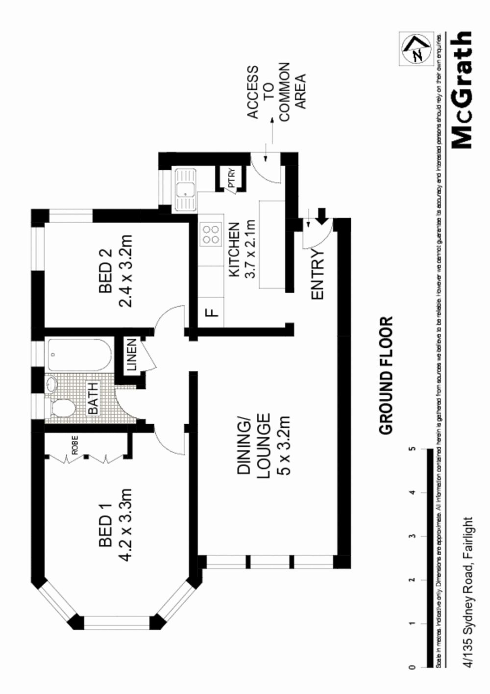 Stylish character apartment in a prime location
