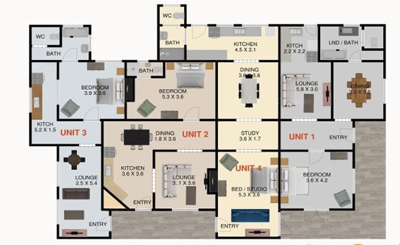 One Bedroom Easy Care Flat