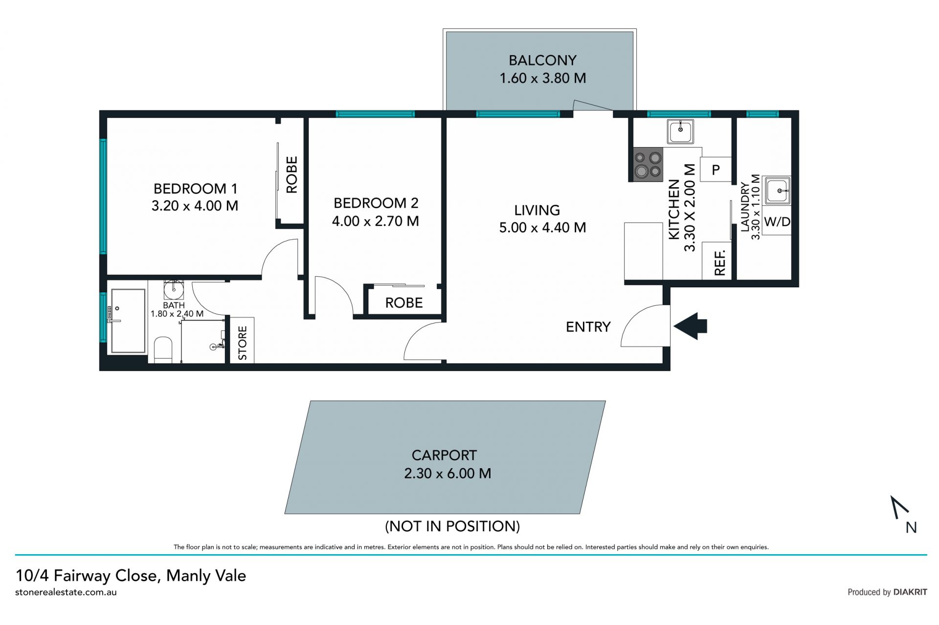 Peaceful lifestyle pad with prized north aspect
