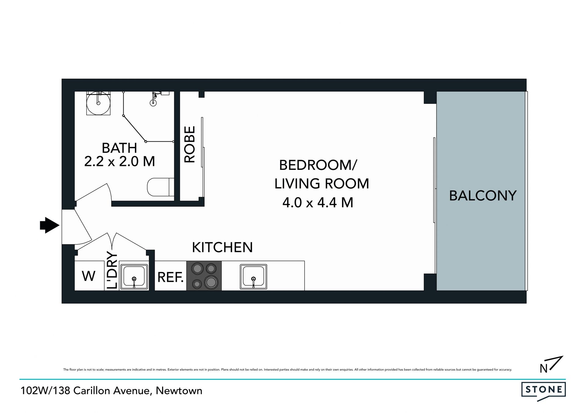 Quality studio apartment with lifestyle appeal