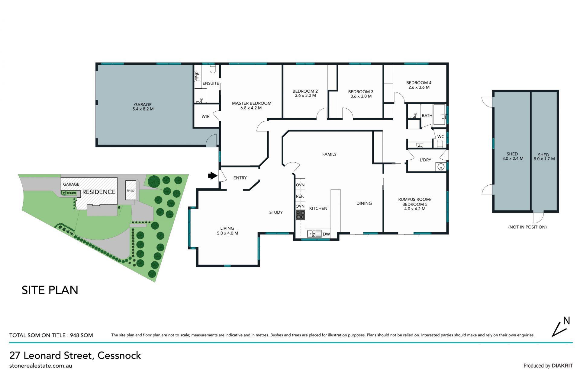 Substantial family home on park-like grounds