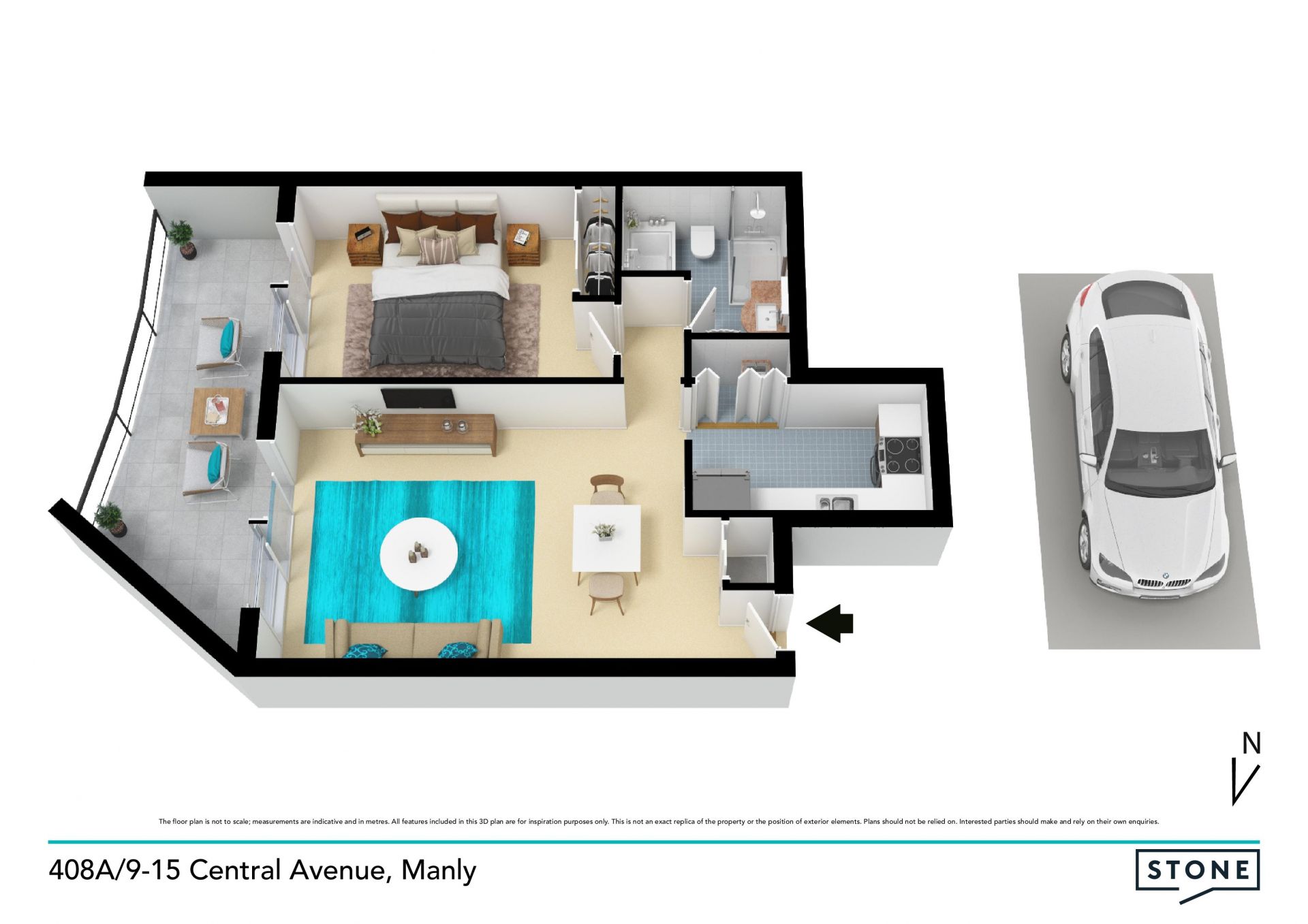 Resort-like beachside executive pad in the village