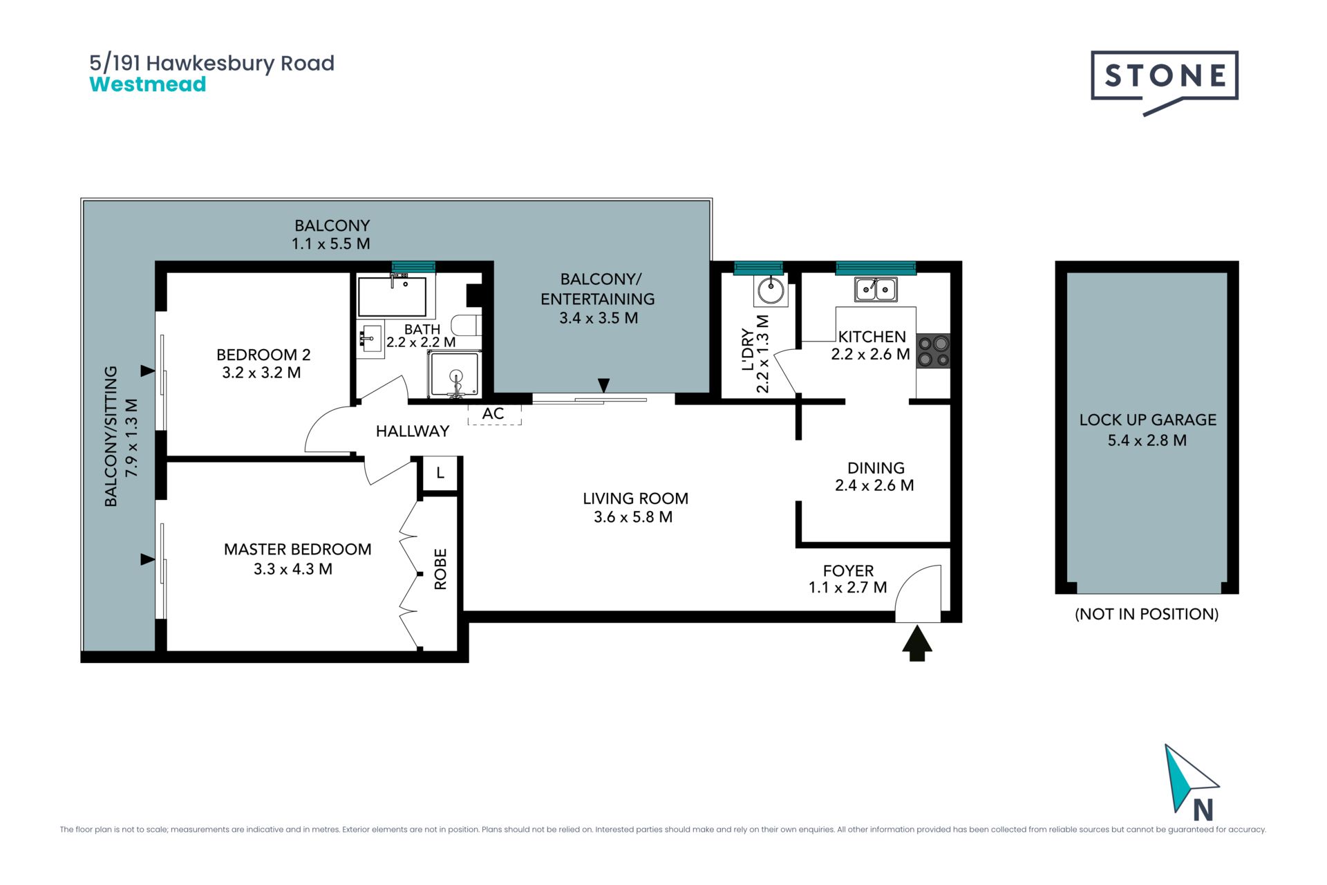 Two Bedroom Apartment in the Ultimate Location