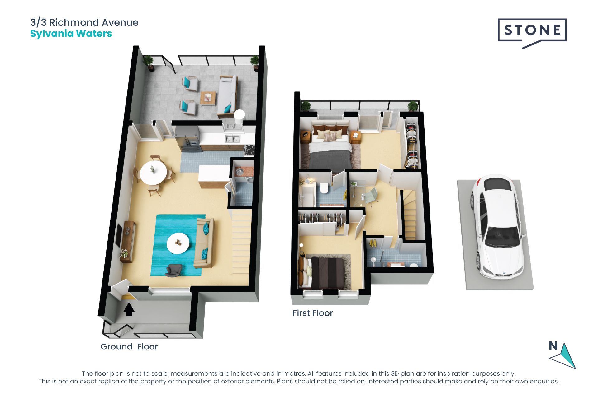 Fully renovated canal-front townhouse