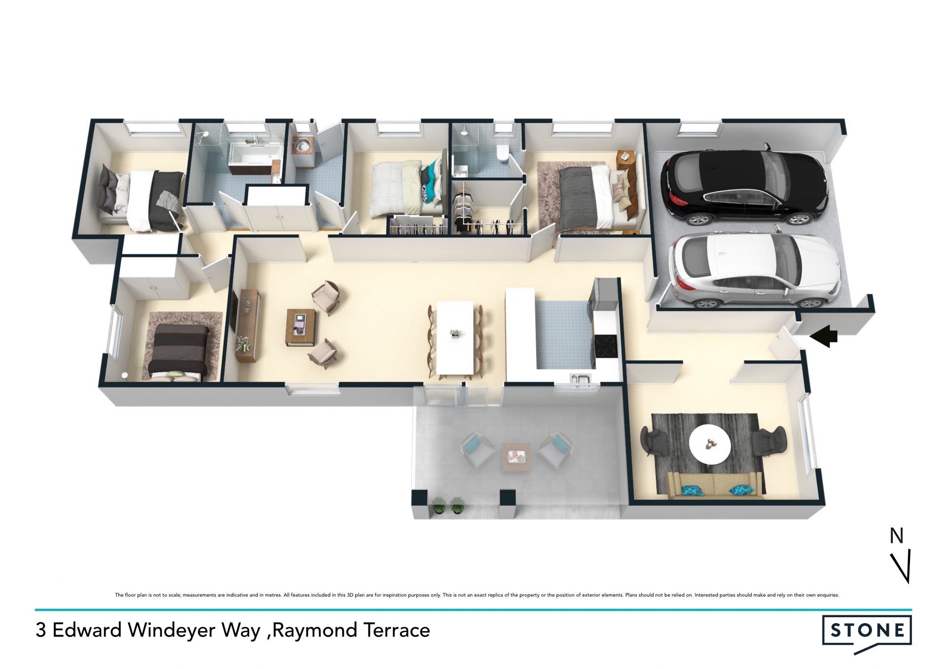 Four bedroom brick home