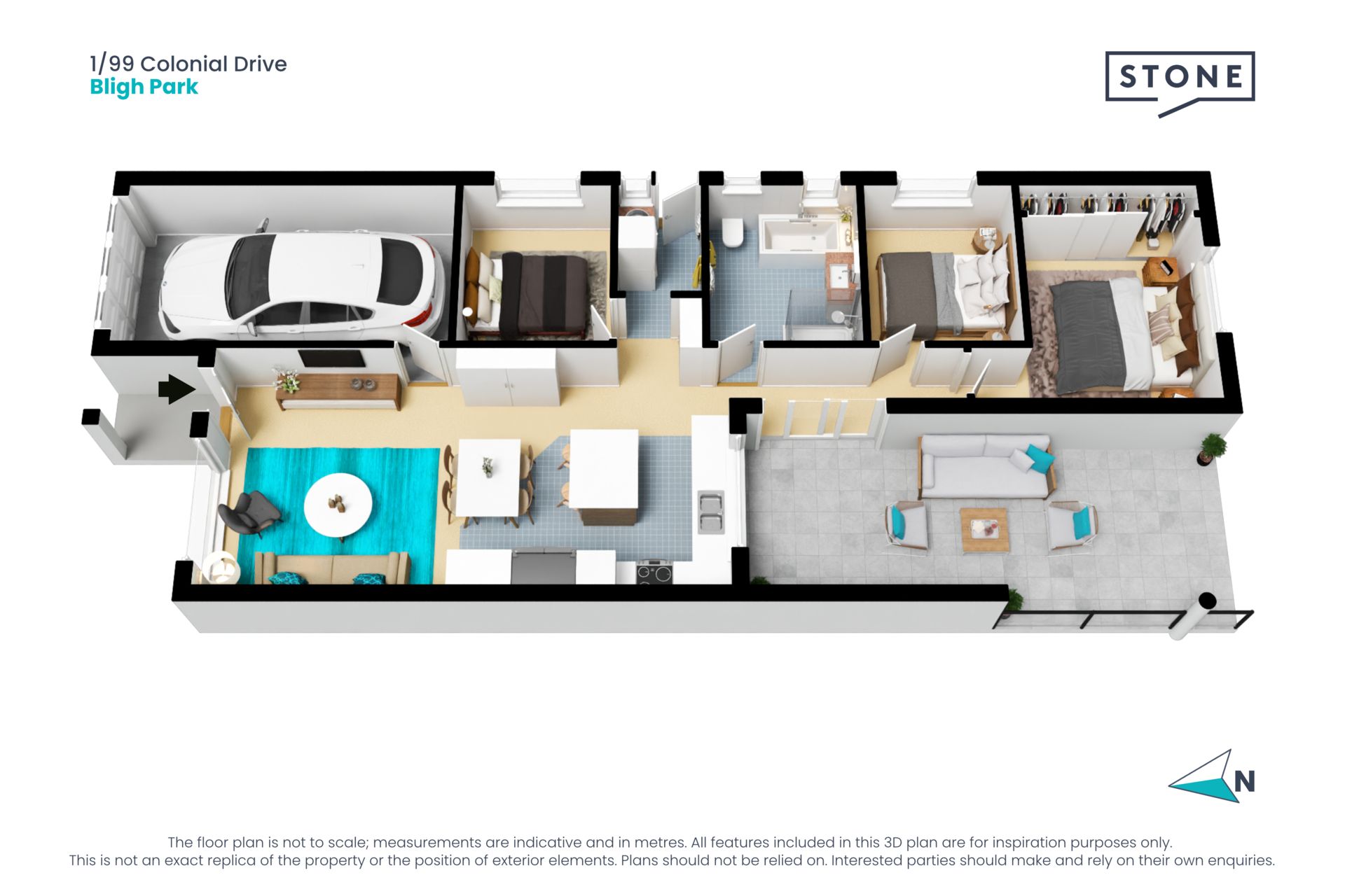 Modern and stylish duplex