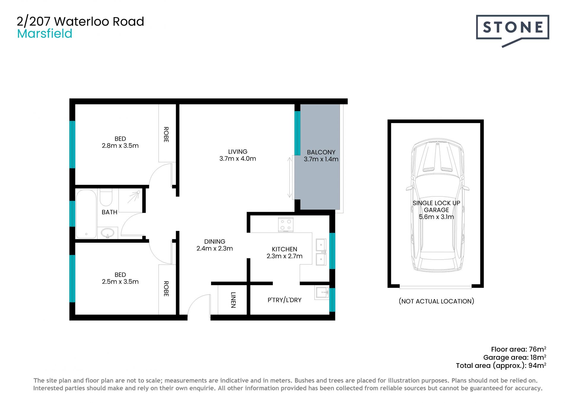 Superb location and convenience