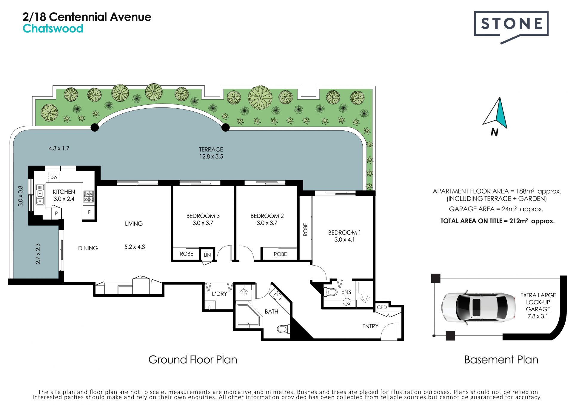 SOLD - Vast Garden Apartment in Superb Location