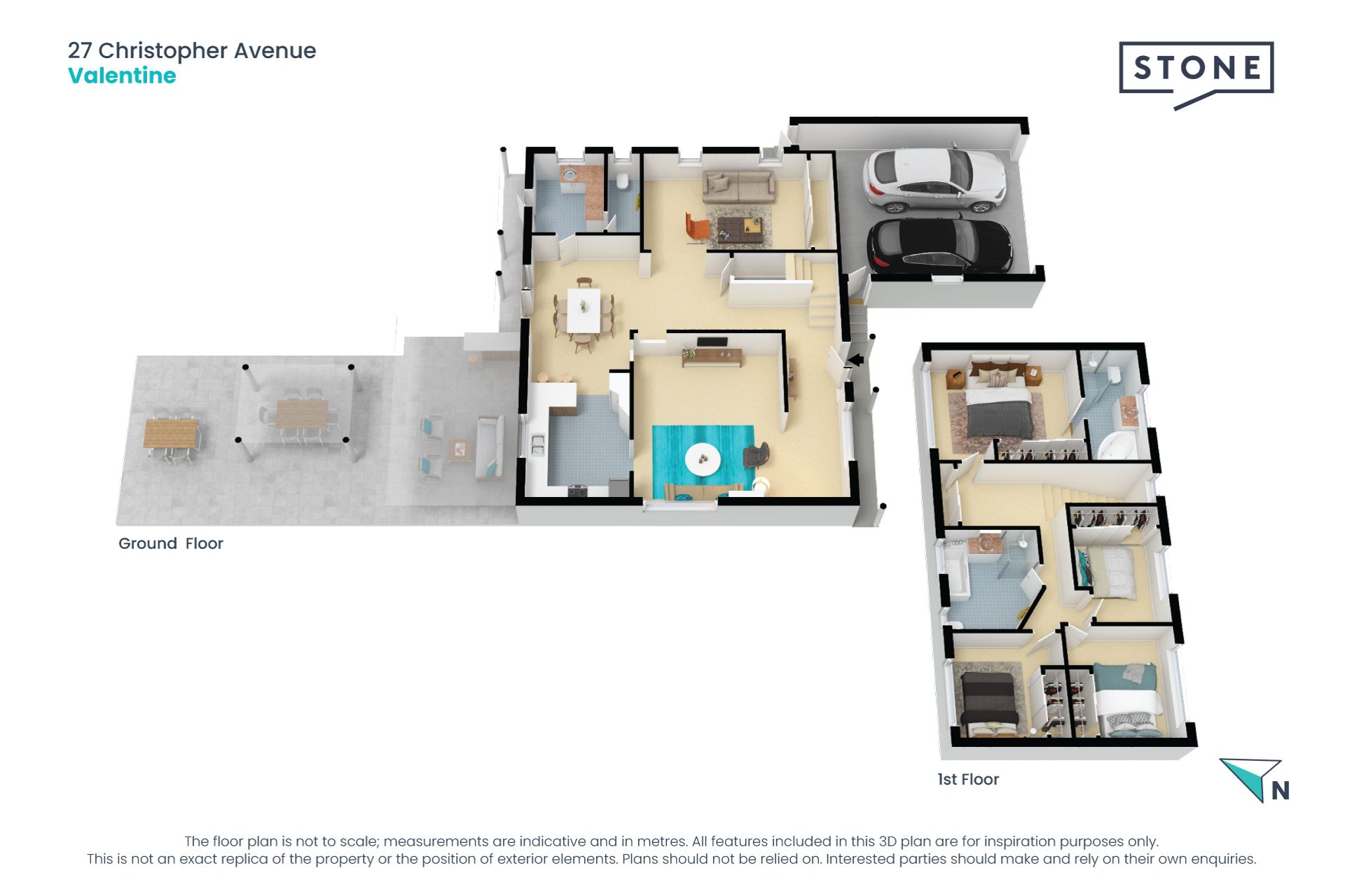 Expansive outdoor family living/entertainer overlooking reserve