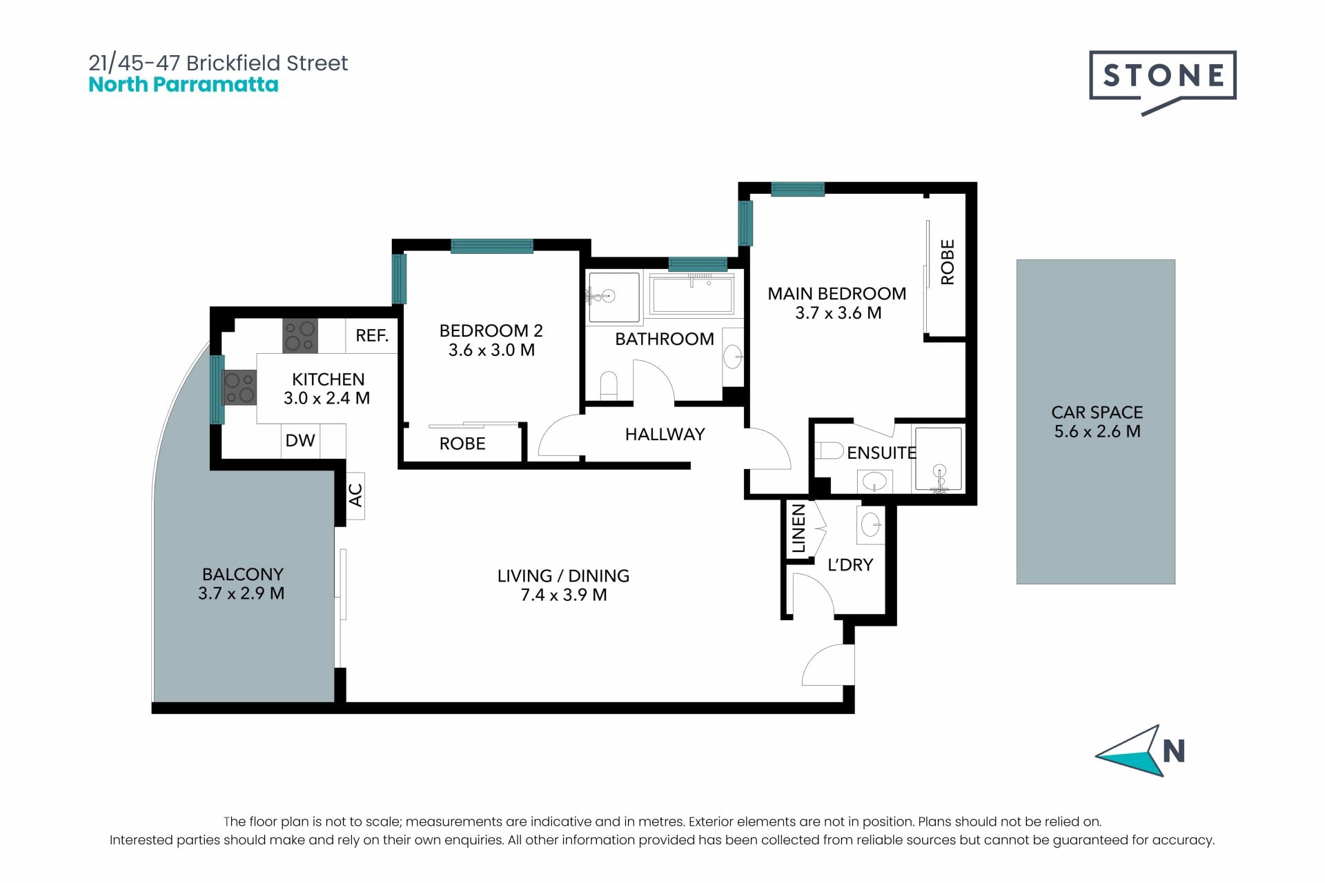Spacious North-Facing Living with a Private Outlook