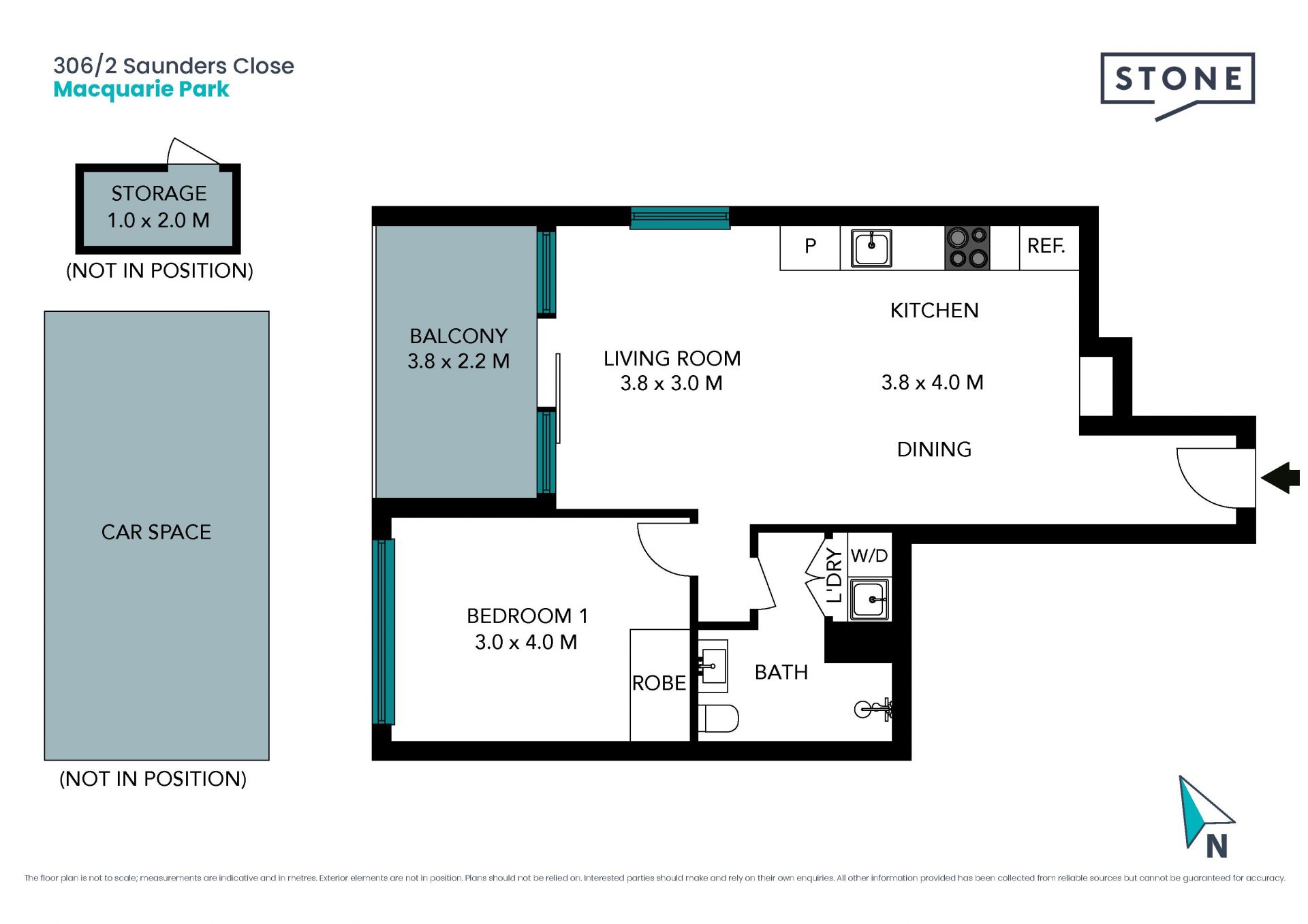 Modern 1-Bedroom Apartment for Rent – 306/2 Saunders Close, Macquarie Park, NSW 2113