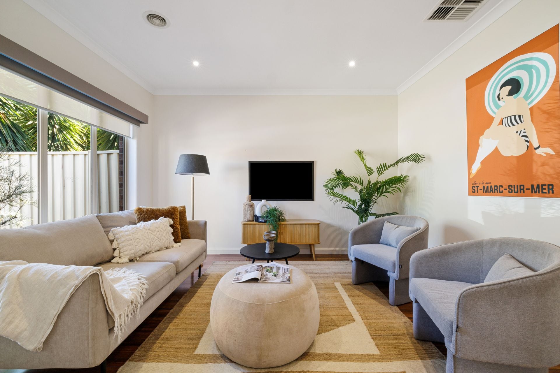 Contemporary Comfort With Space To Spare