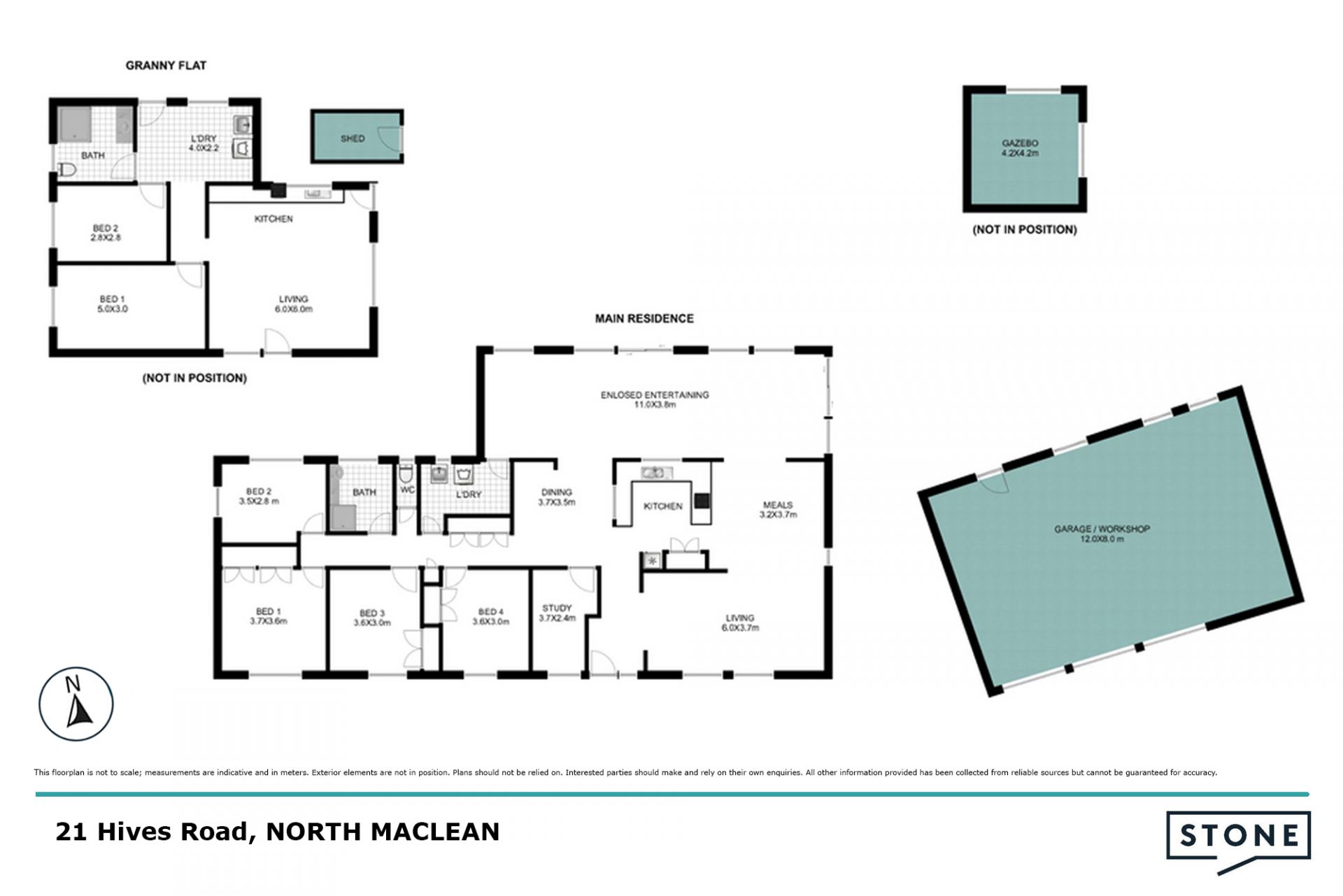 10 Acre Property with Main House & Granny Flat