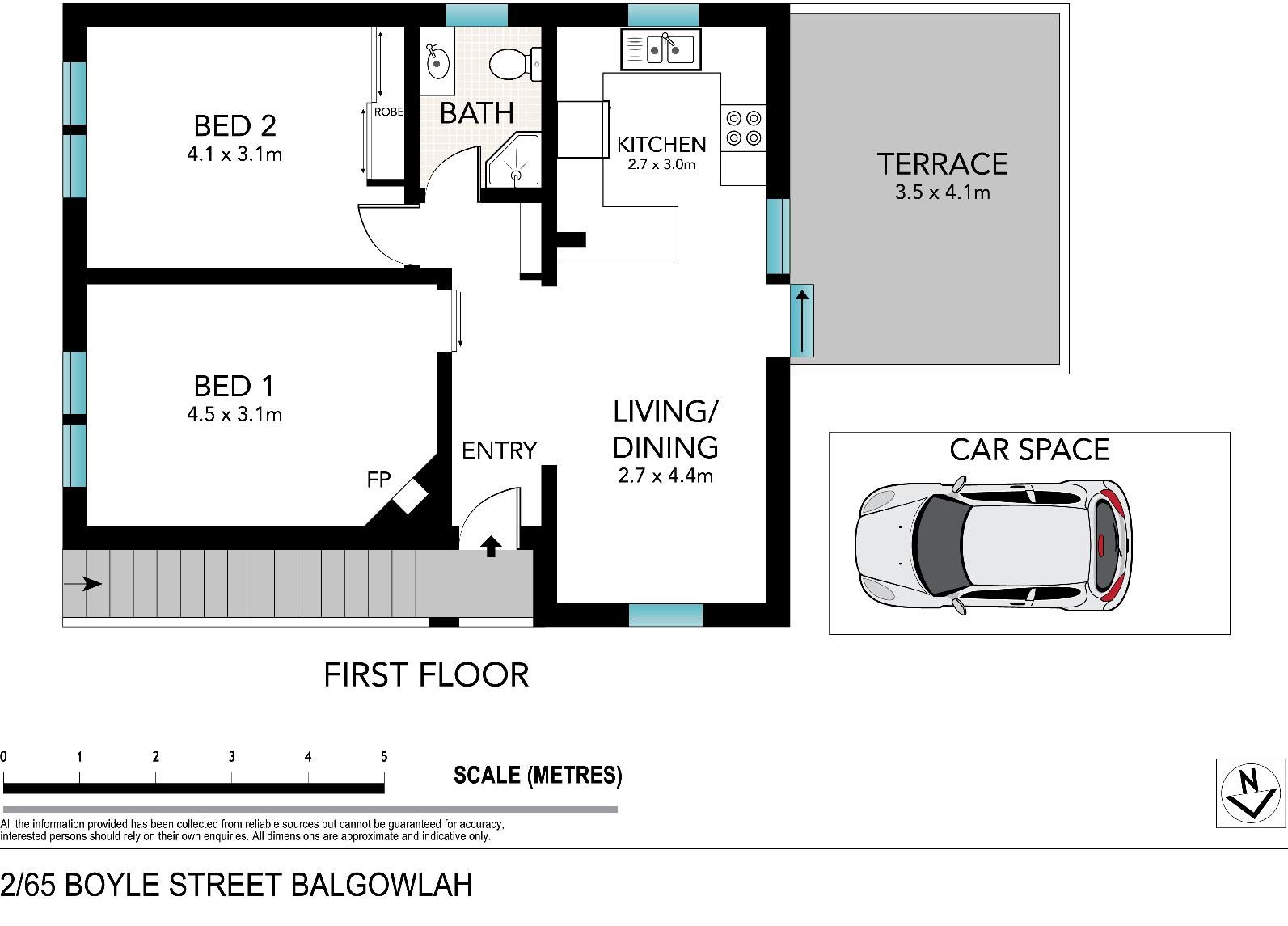 Sun-filled duplex in prime location