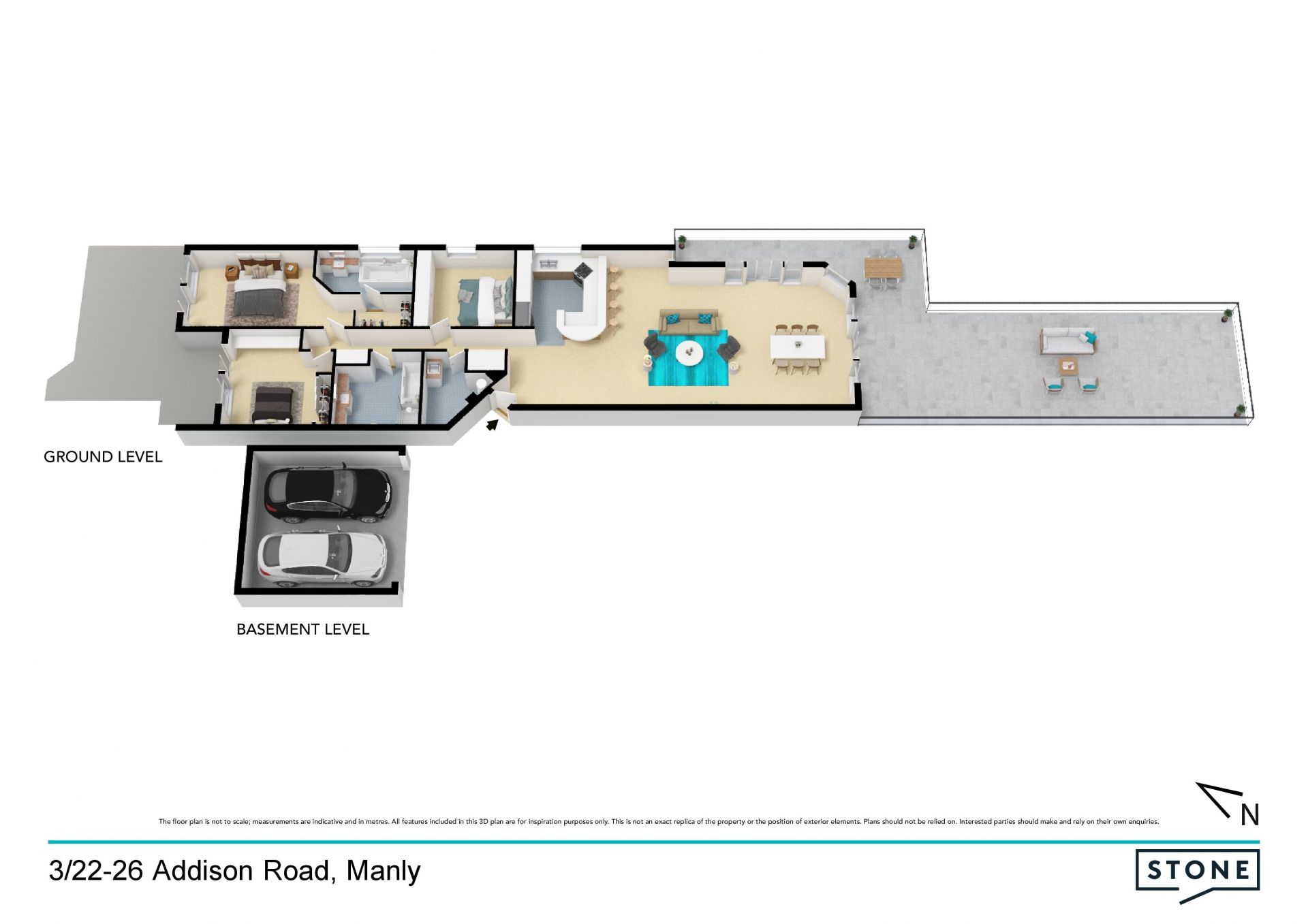 359sqm waterfront apartment with harbour views