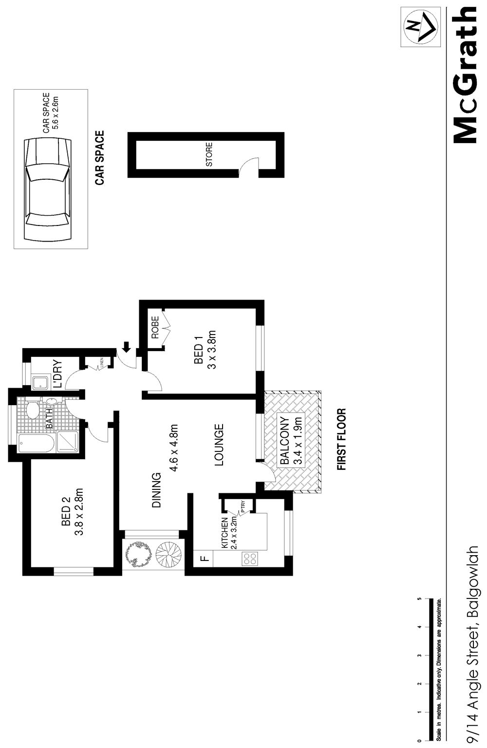 Northerly aspect, high ceilings, open living