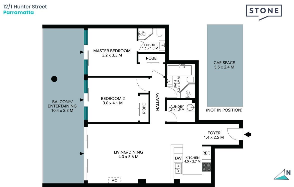 Two Bedroom Unit in Perfect Location!