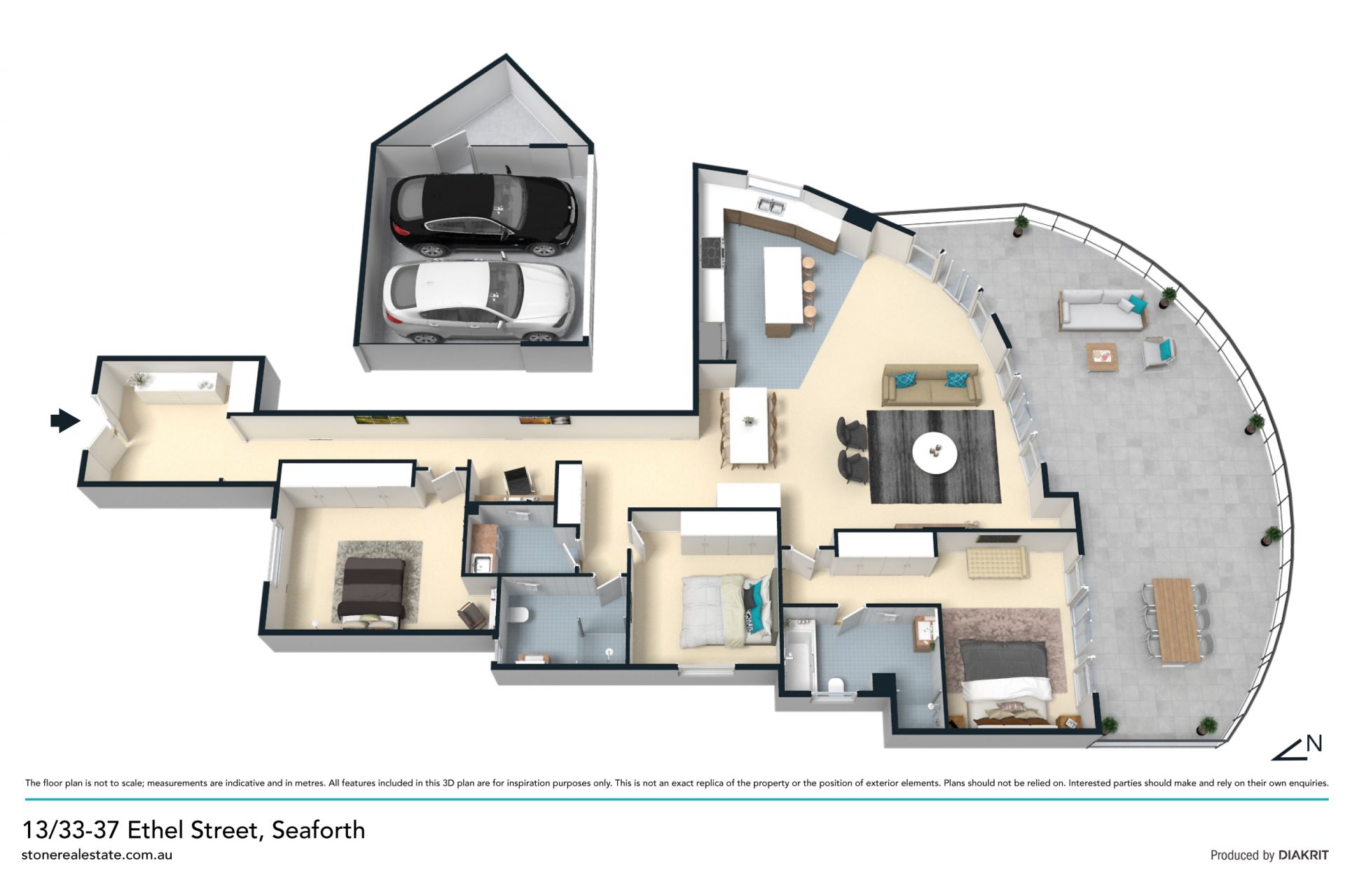 Penthouse-like luxury with panoramic views