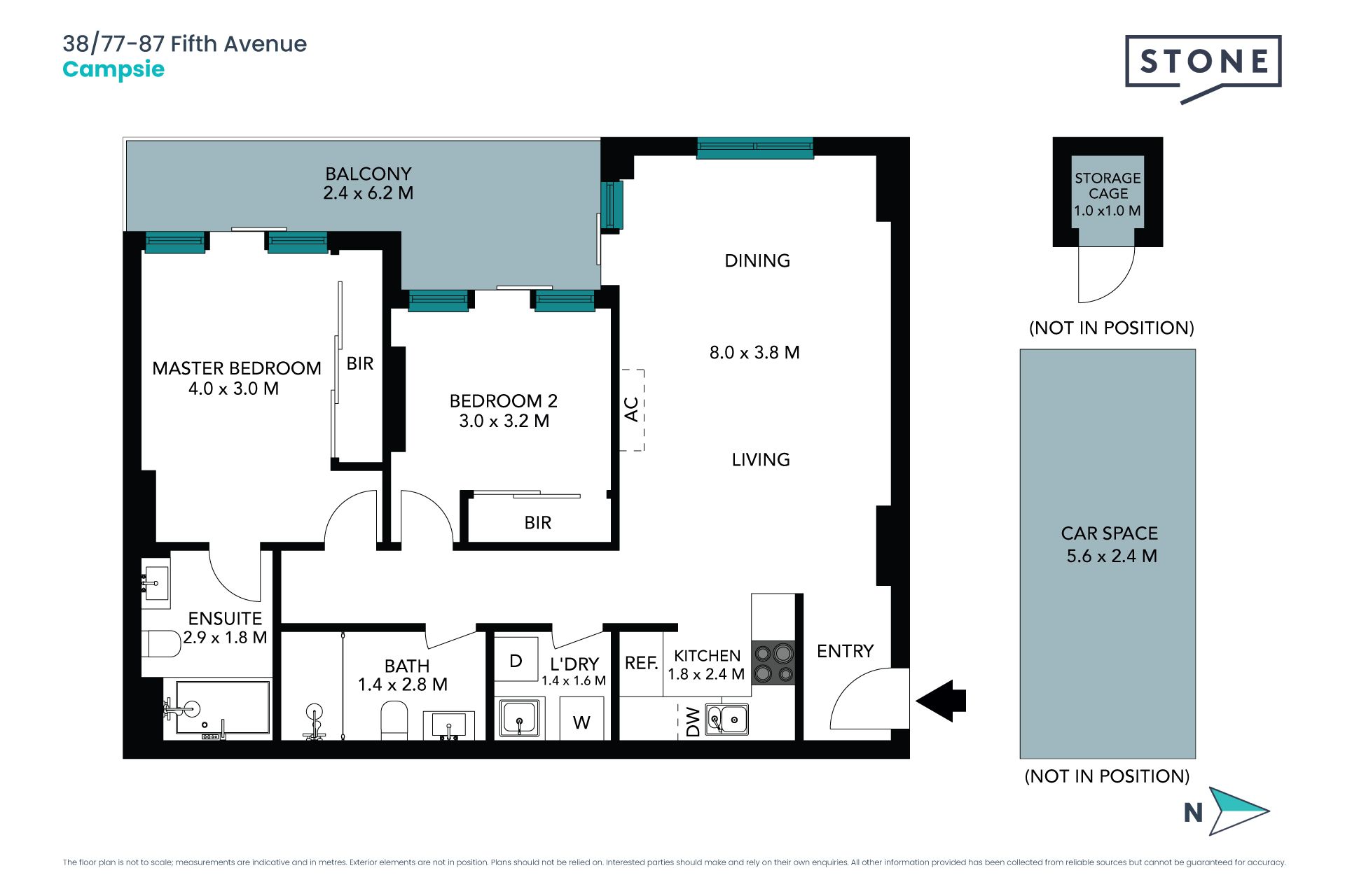 Contemporary two bedroom apartment |Leafy Outlook