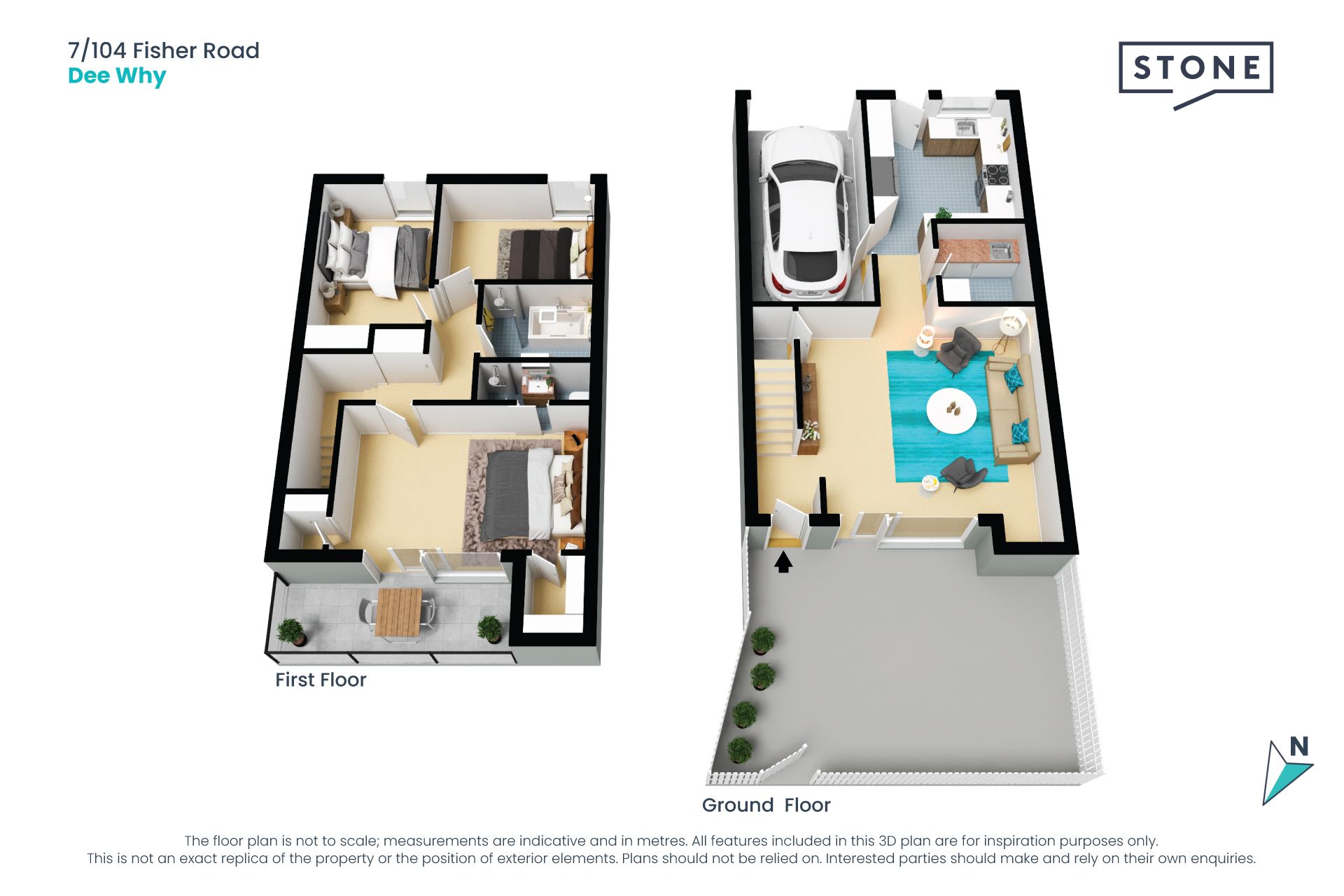 Peaceful, North-Facing Townhouse in Boutique Complex