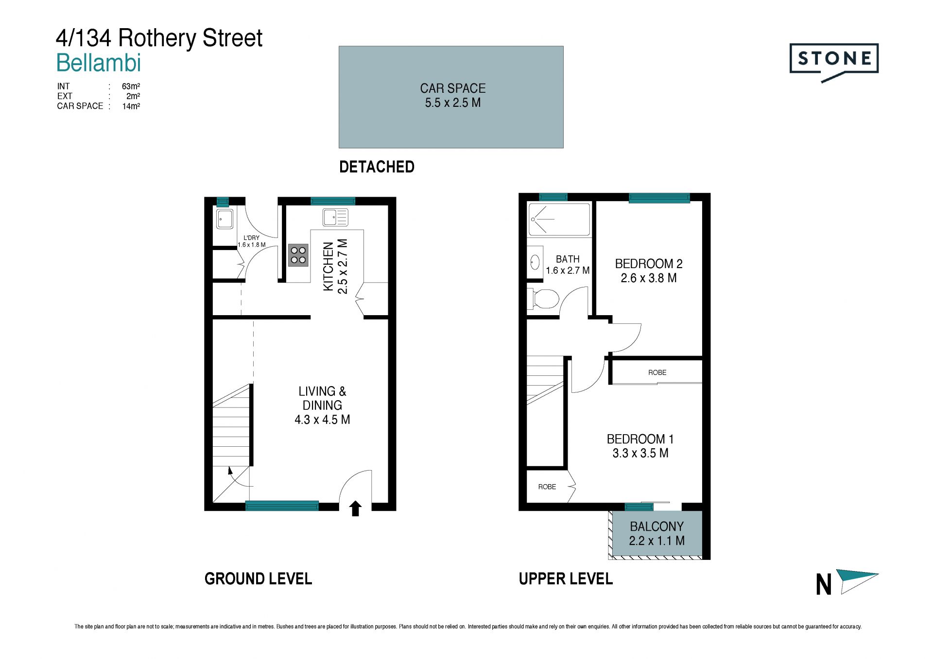 Contemporary home boasting high quality updates