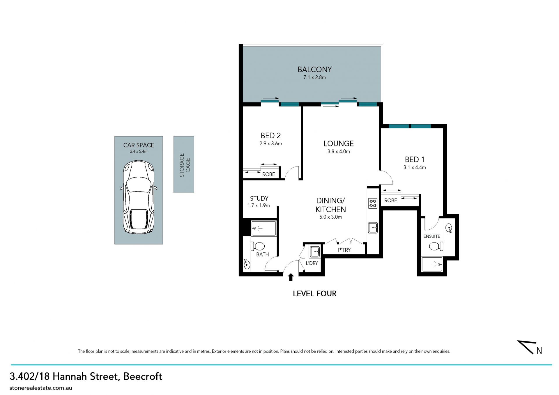 Contemporary East facing penthouse footsteps to conveniences