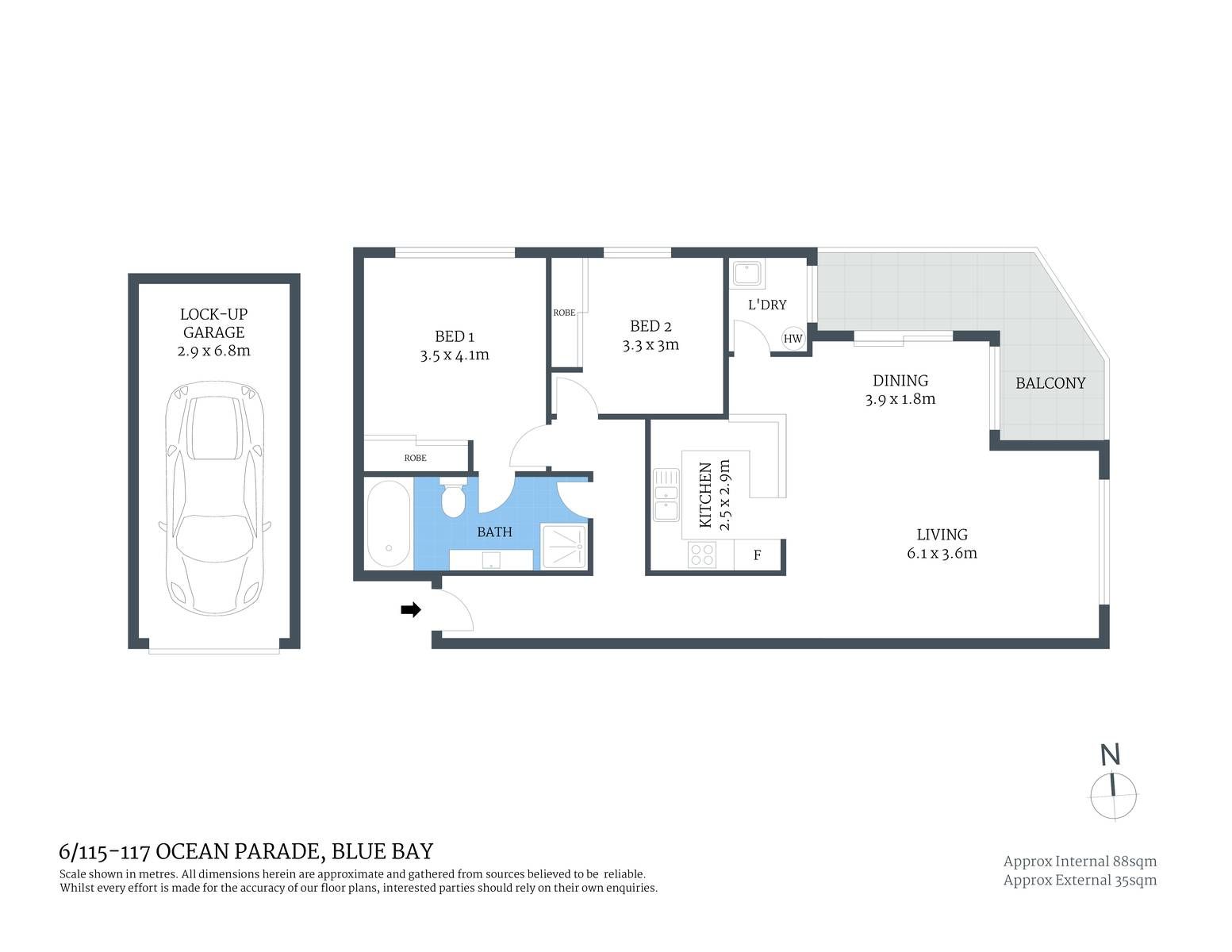 Blue Bay with Ocean Views!