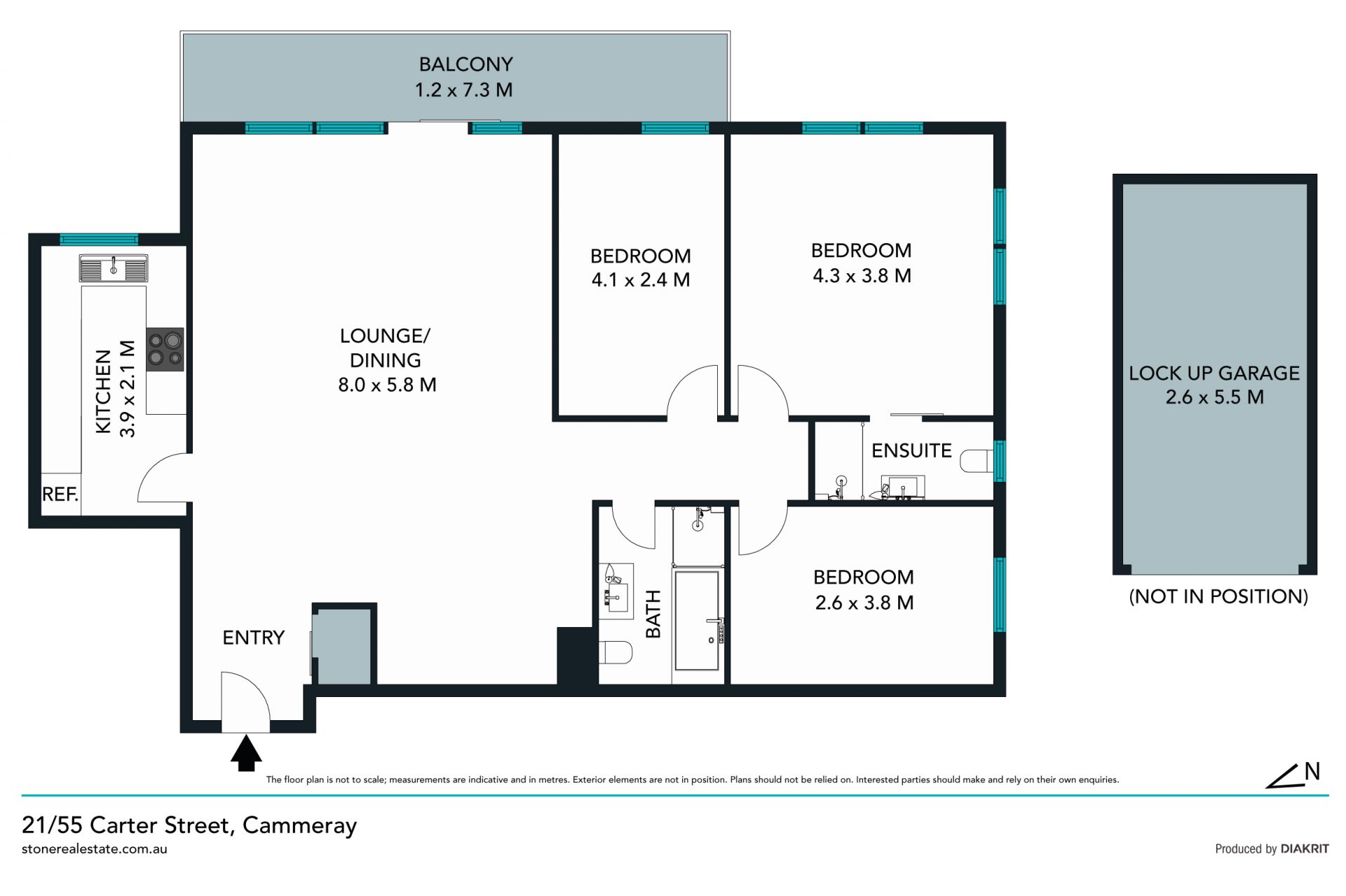 Spacious lifestyle apartment with sweeping views