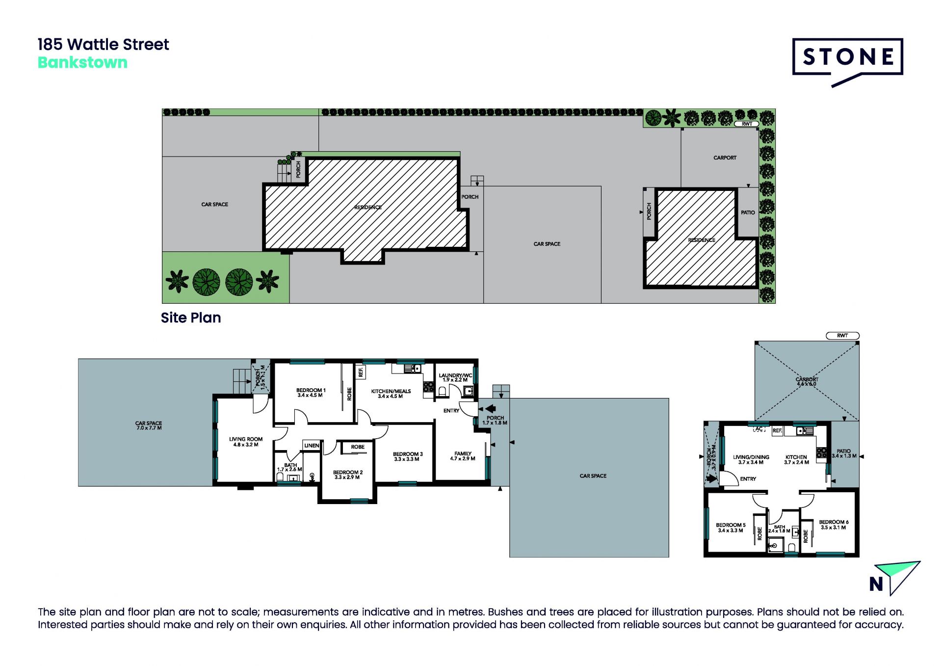 Fresh and bright family home plus bonus guest residence
