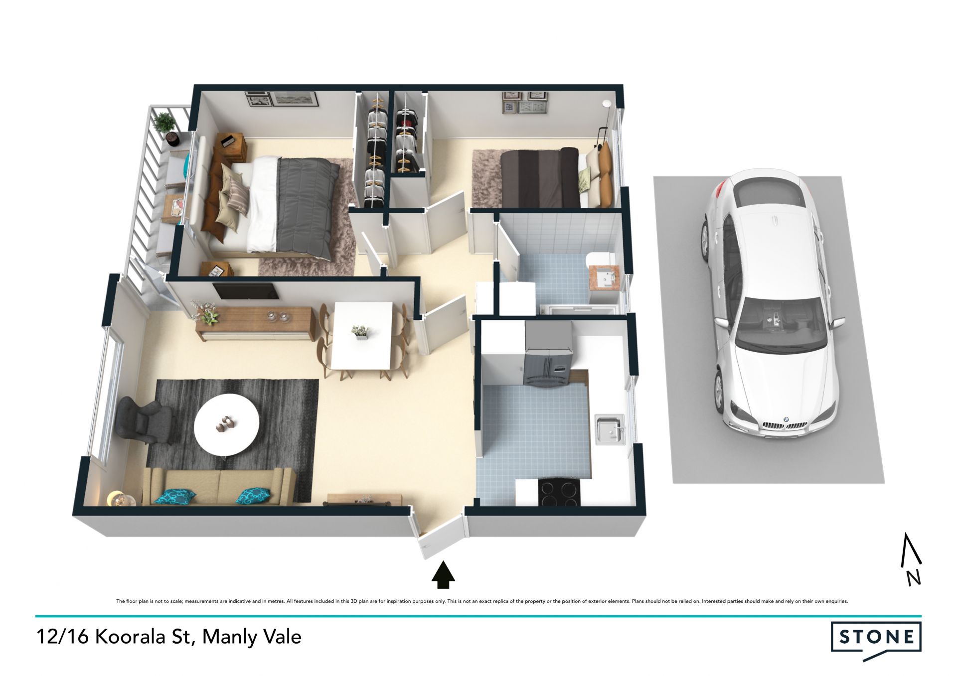 Generous floorplan in central location
