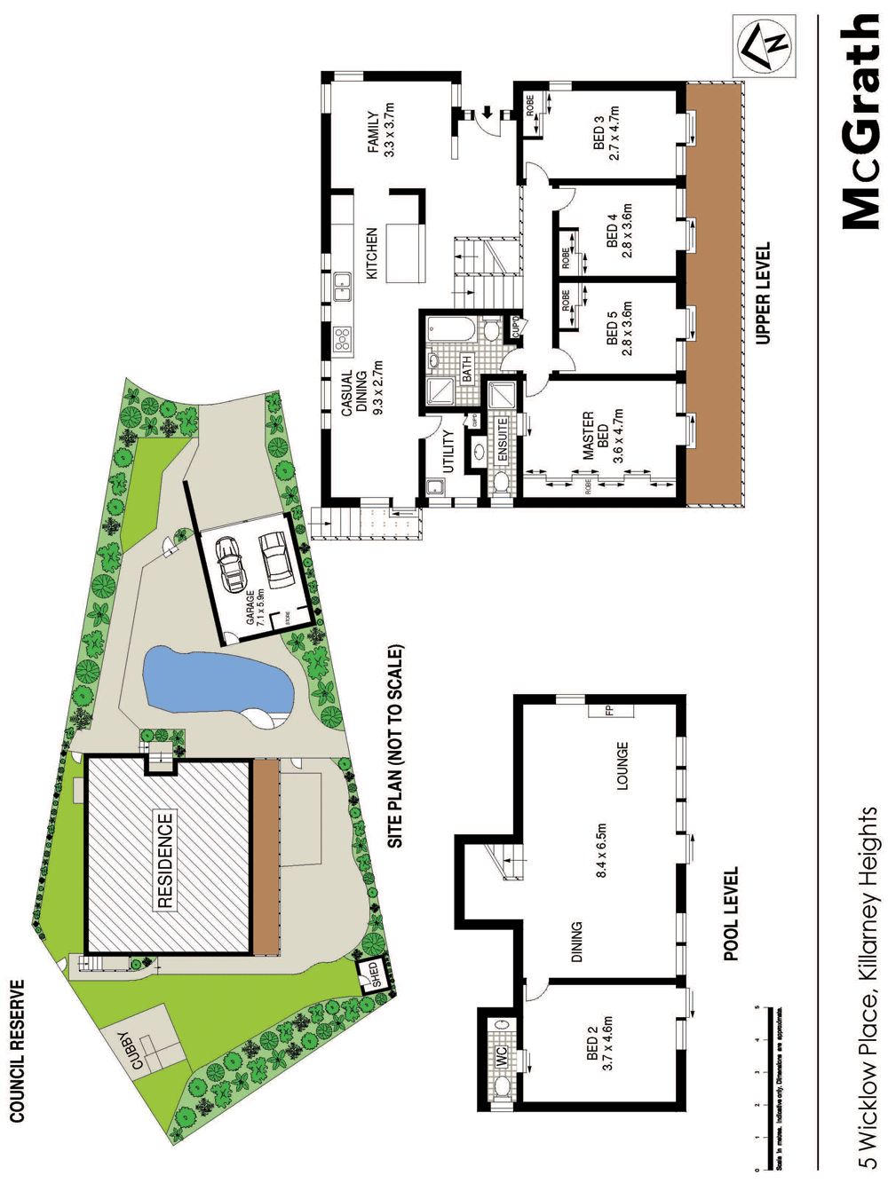 Recently restyled split level contemporary residence
