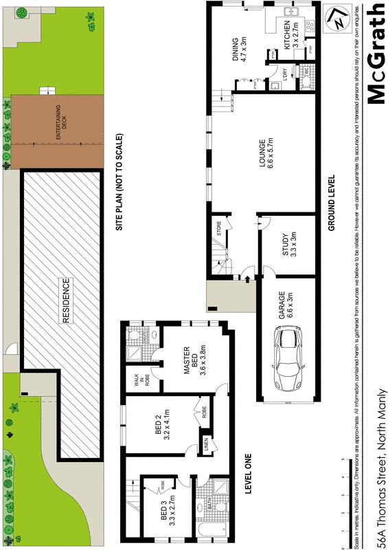 North facing two storey family entertainer