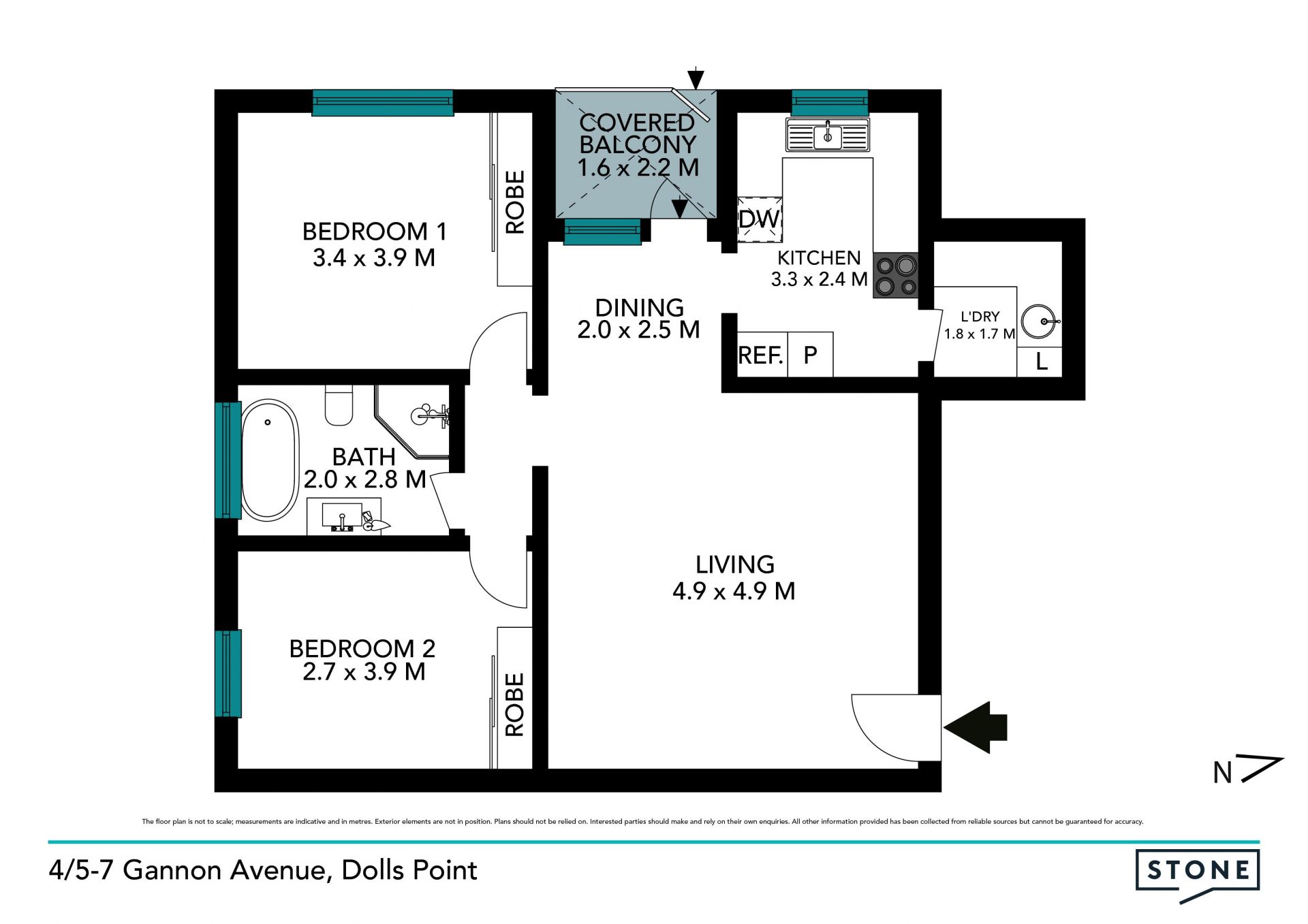 DEPOSIT TAKEN** Stylish Boutique Ground floor apartment in a Beachside setting