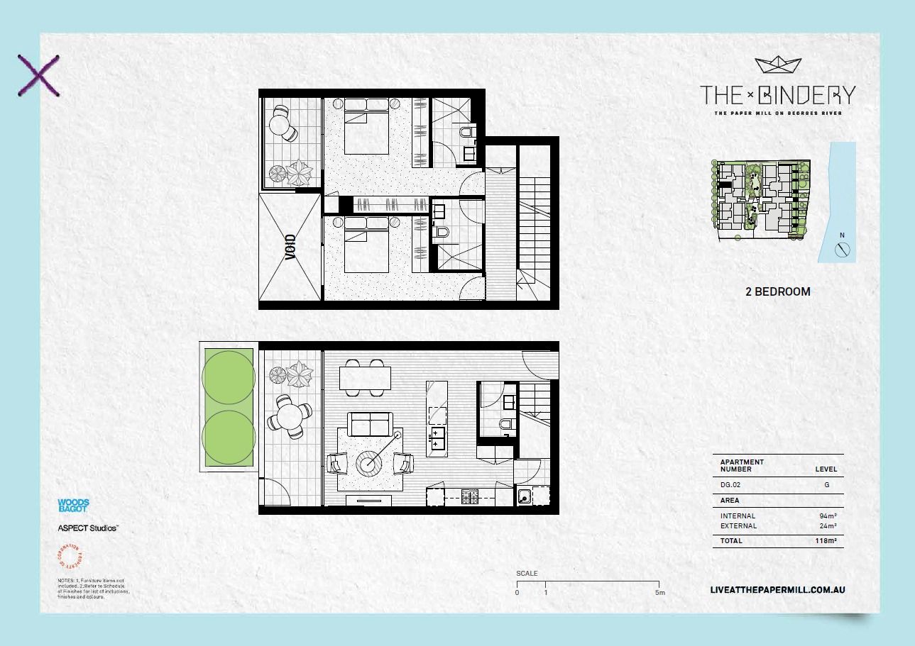 Split Level Apartment Townhouse Style With 2 Bedrooms, 2 Bathrooms