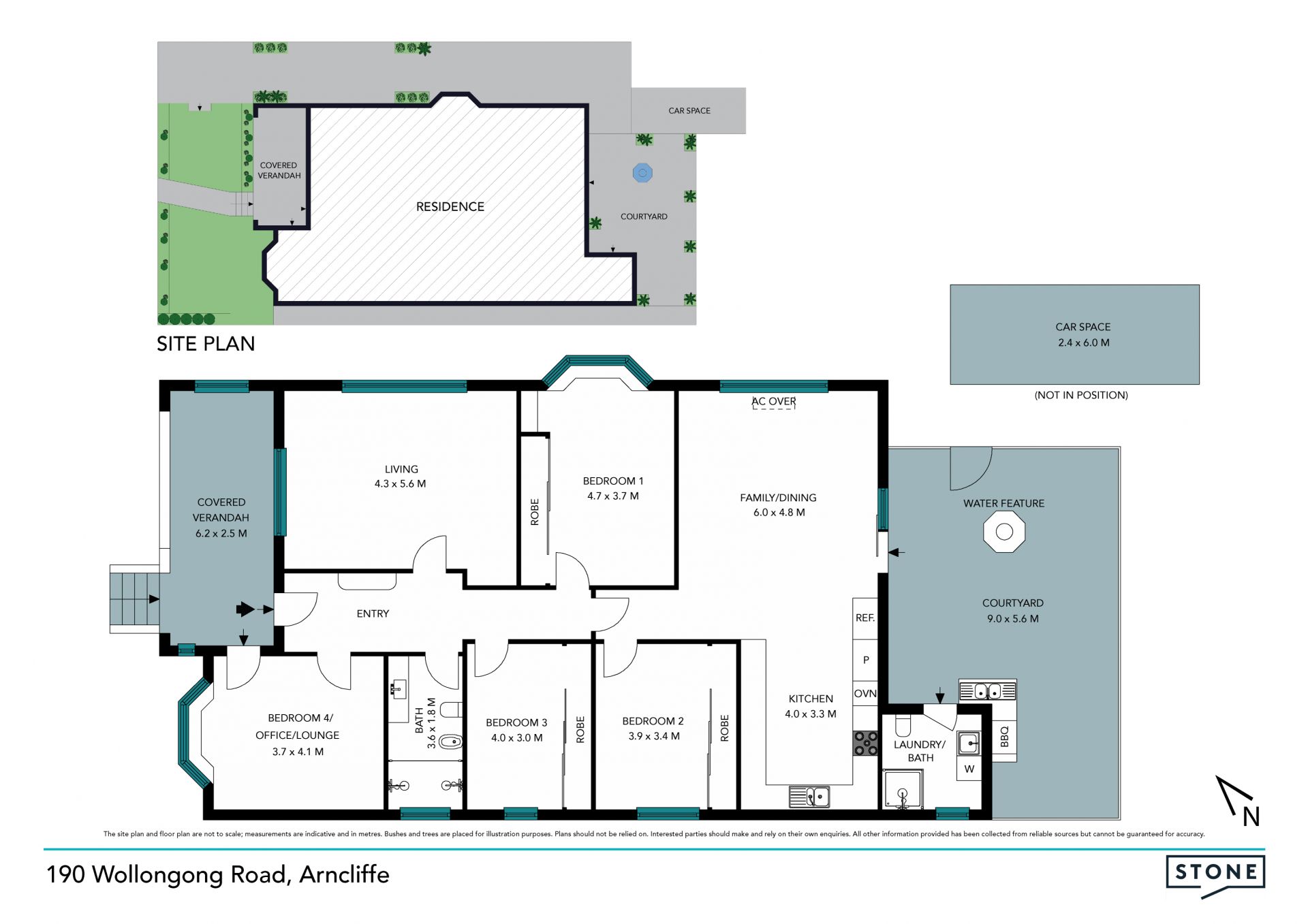 Californian bungalow of battle-axe block - 385sqm of land