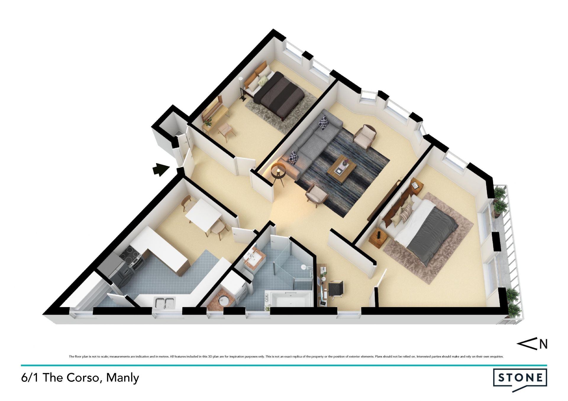 Majestic apartment in unbeatable lifestyle setting