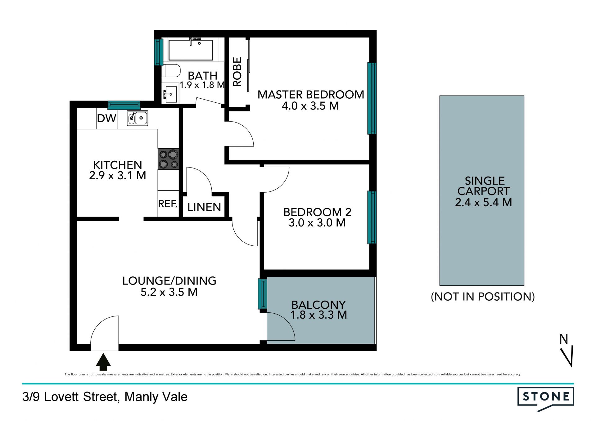 Stylish lifestyle pad in a central leafy setting