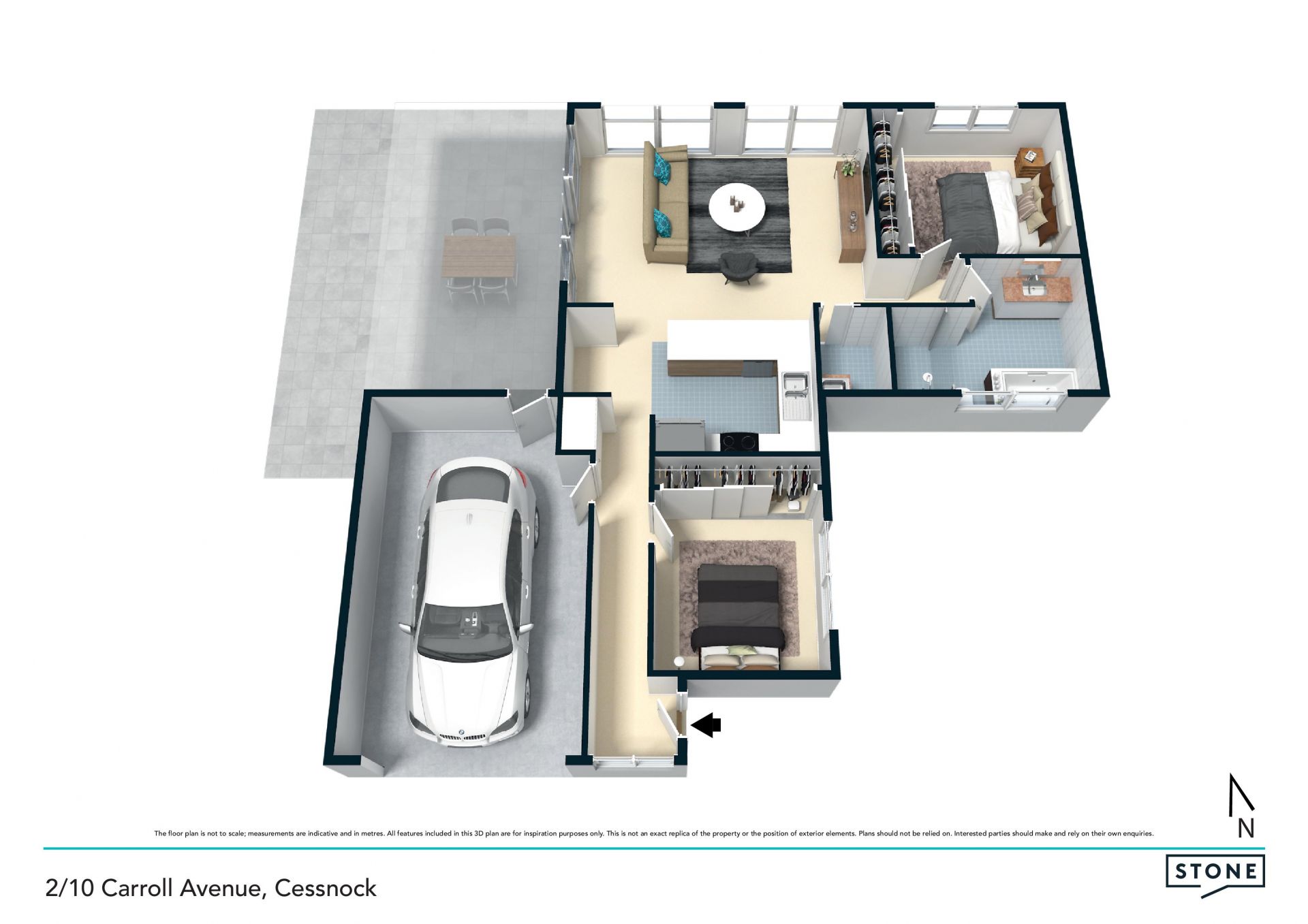 Quality unit in quiet complex of three
