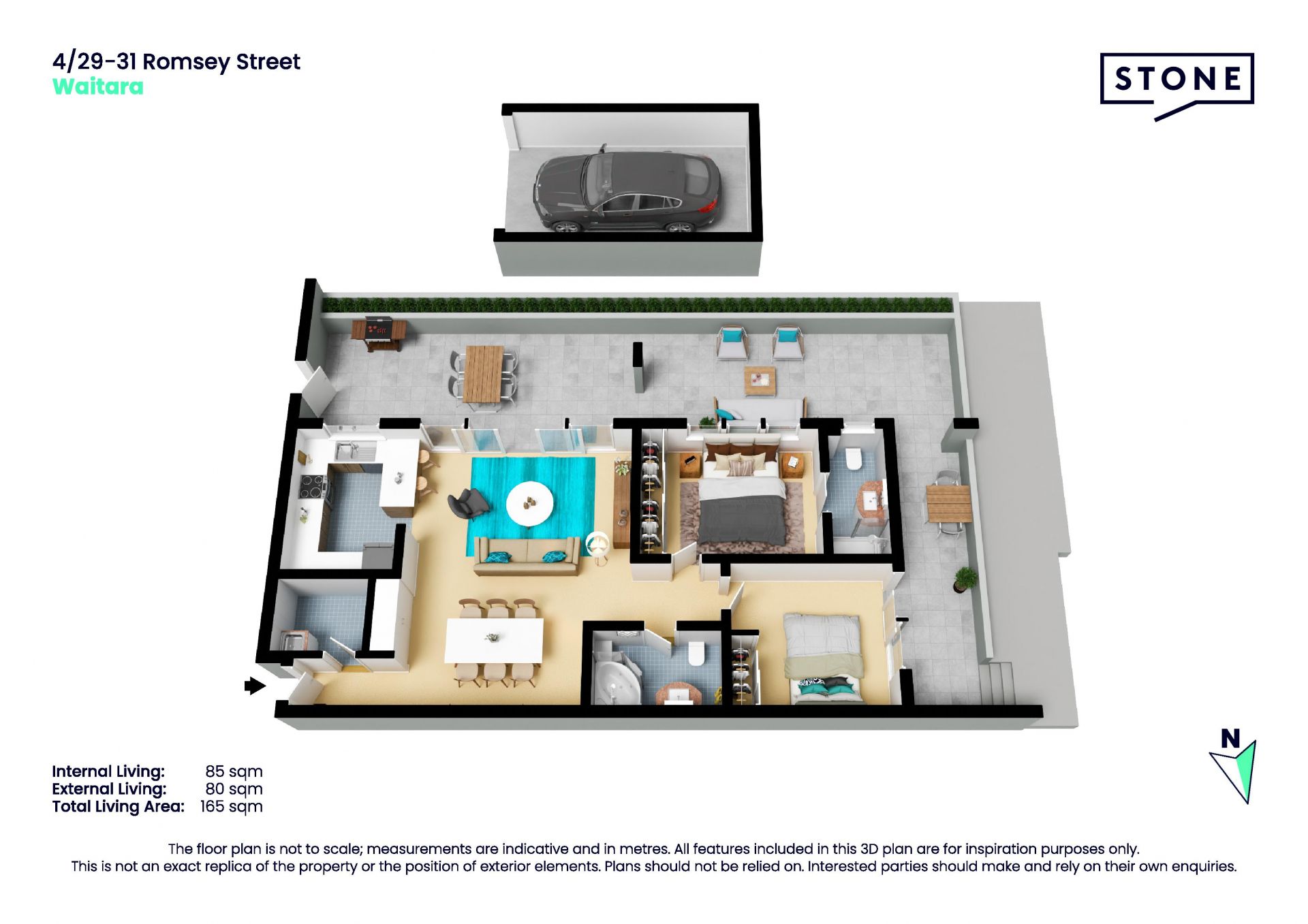 Fantastic ground level unit at ultra convenient location