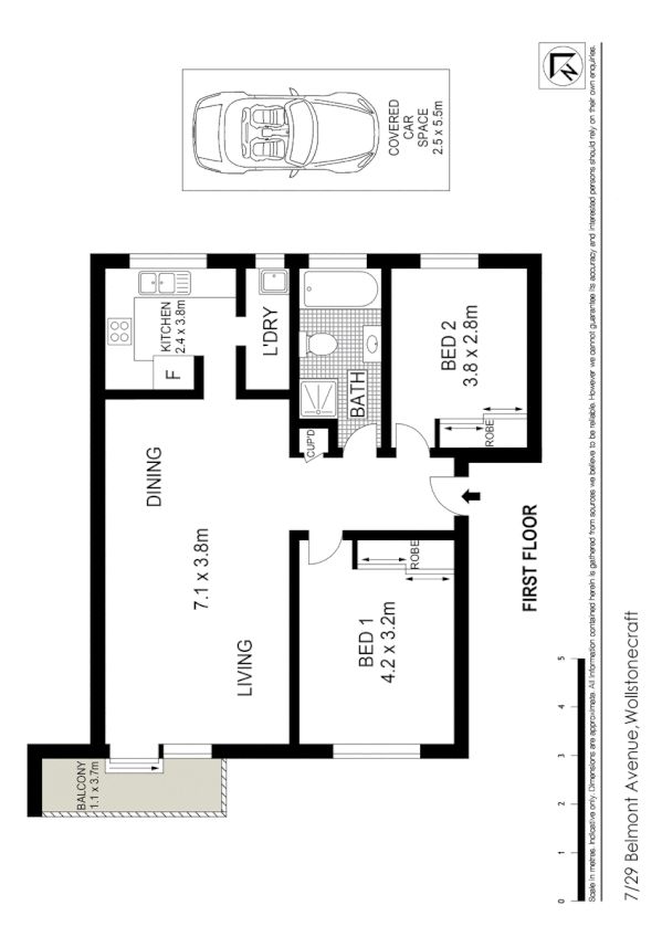 Well Presented Apartment in Quiet, Ultra-Convenient Location