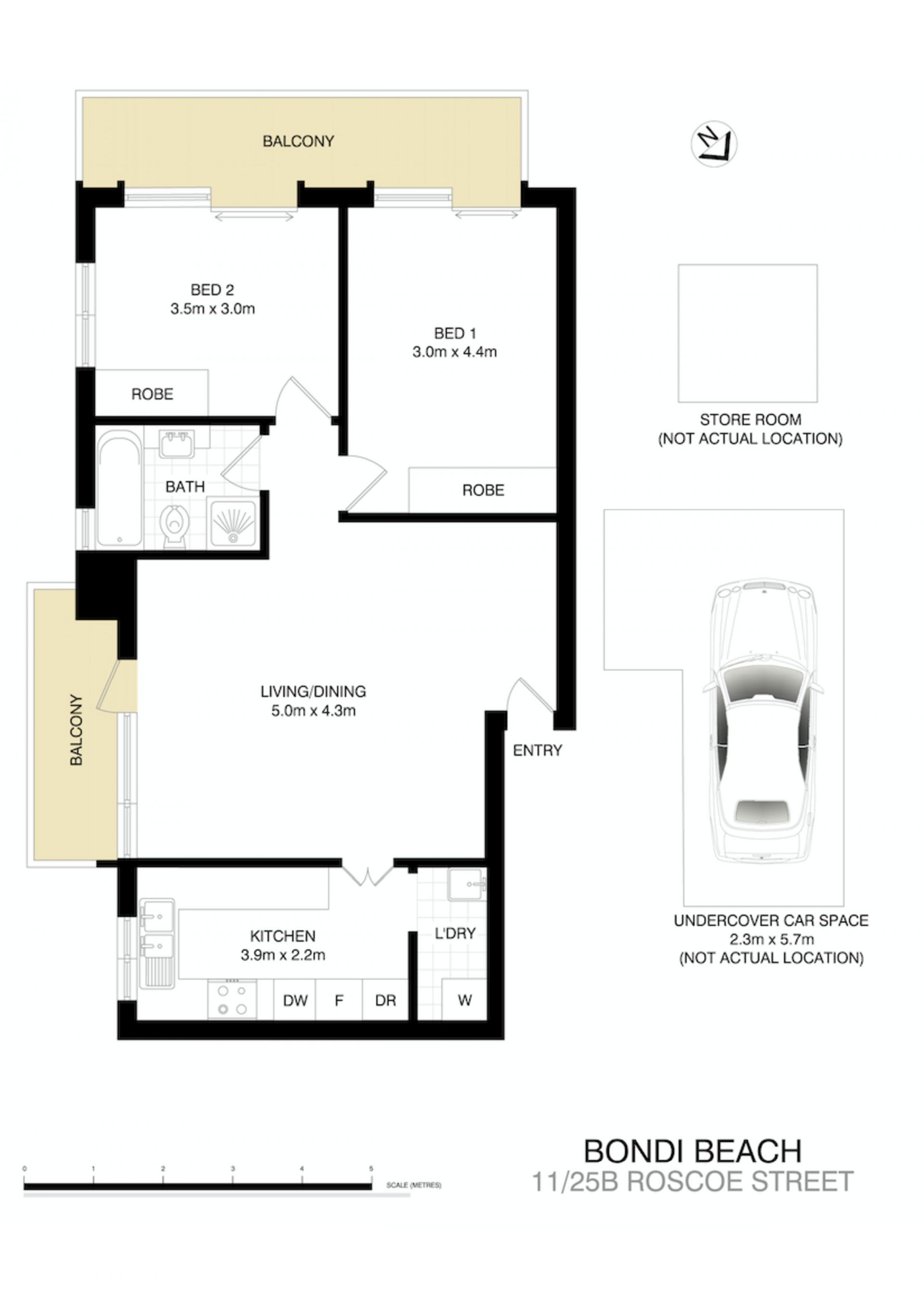 Bright two bedroom unit with panoramic ocean views