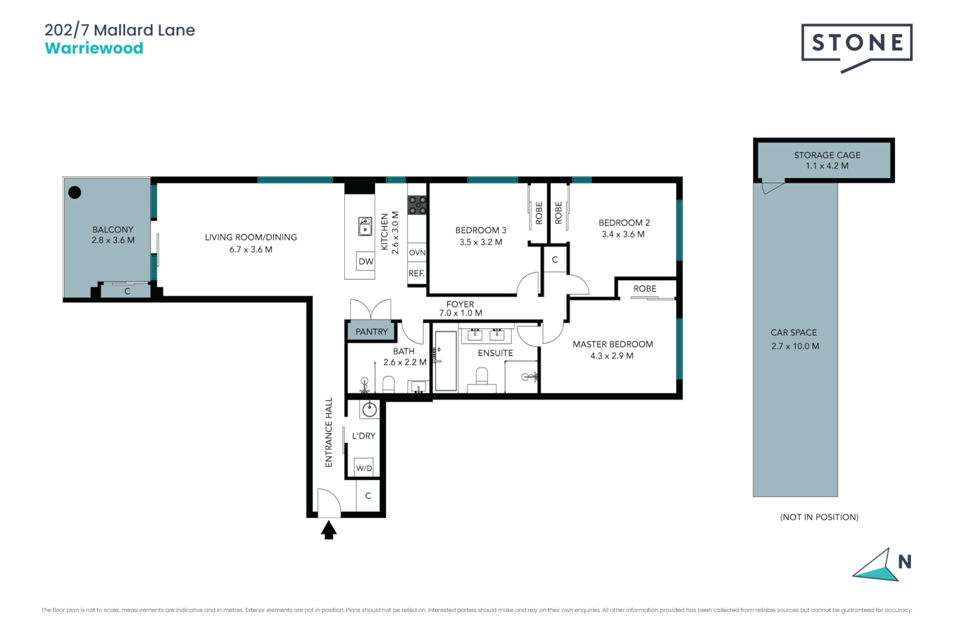 Stylish premium penthouse with perfect North aspect