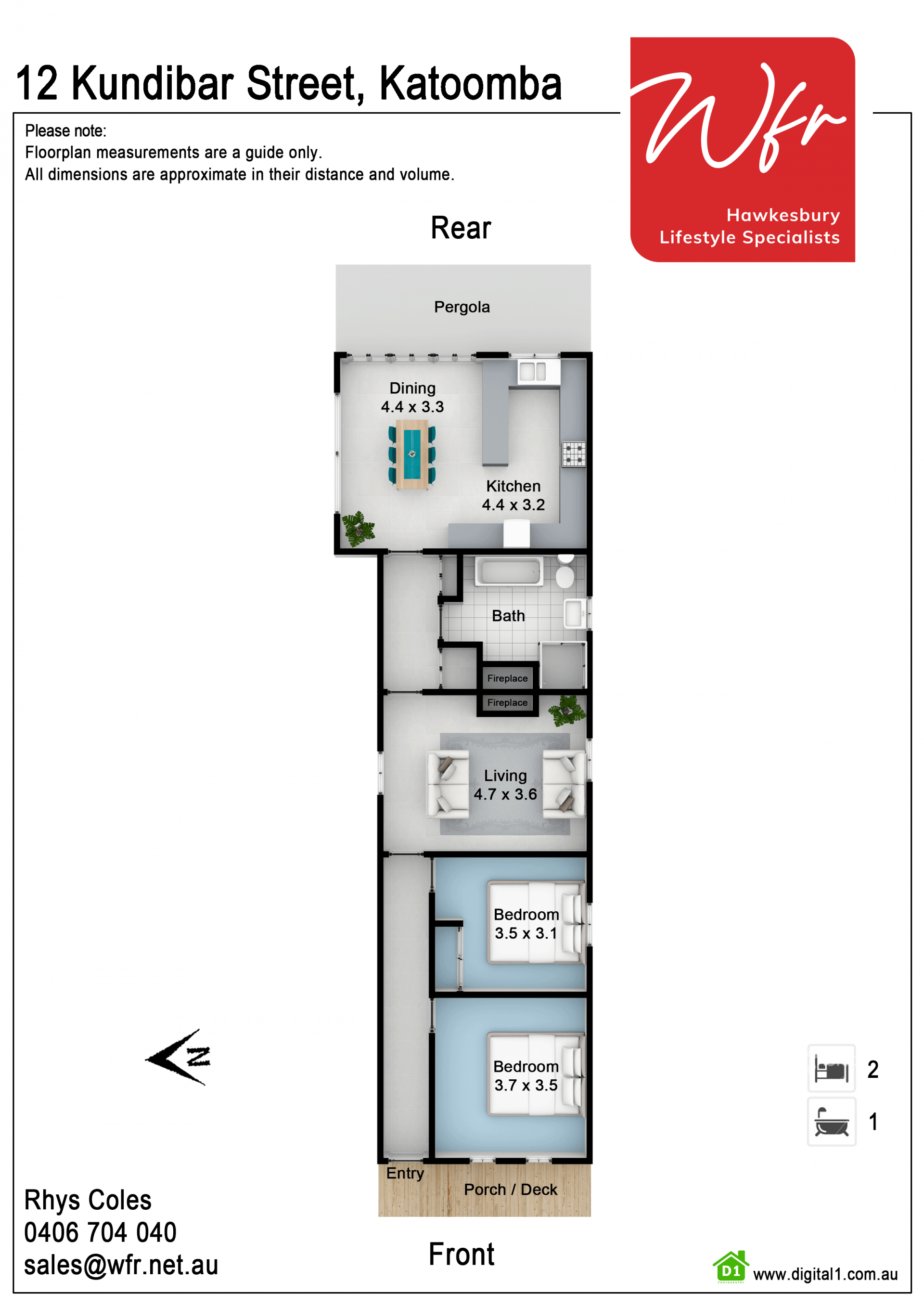 Gorgeous Two Bedroom Home, Close To Katoomba Town Centre.