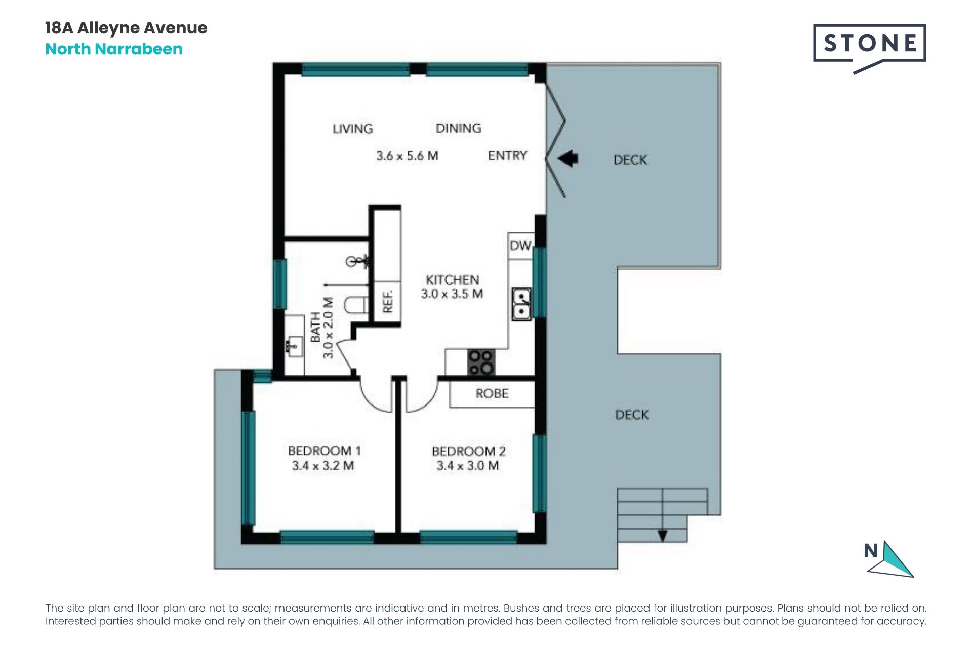 Stunning two bedroom home