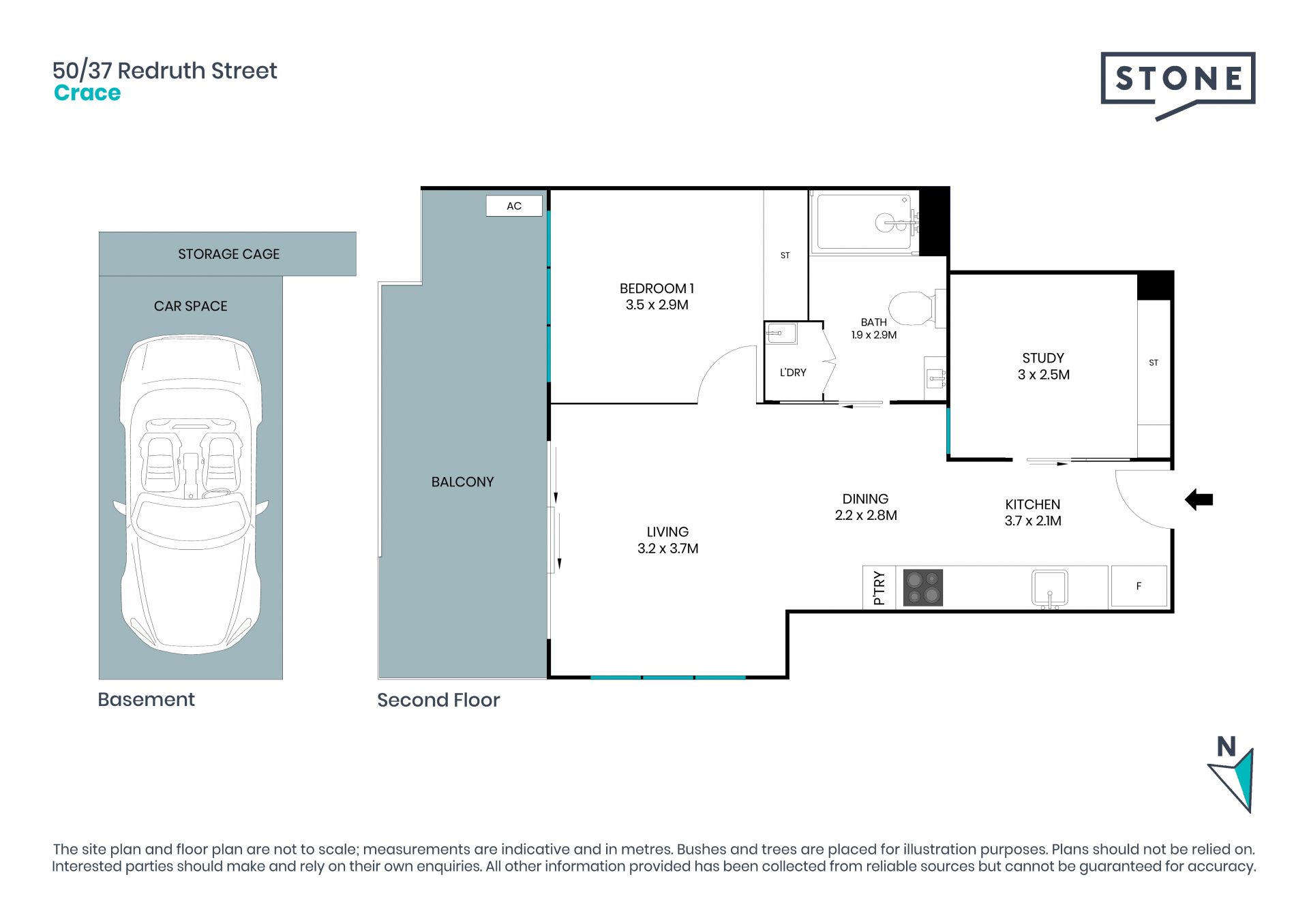 1 Bedroom + Study