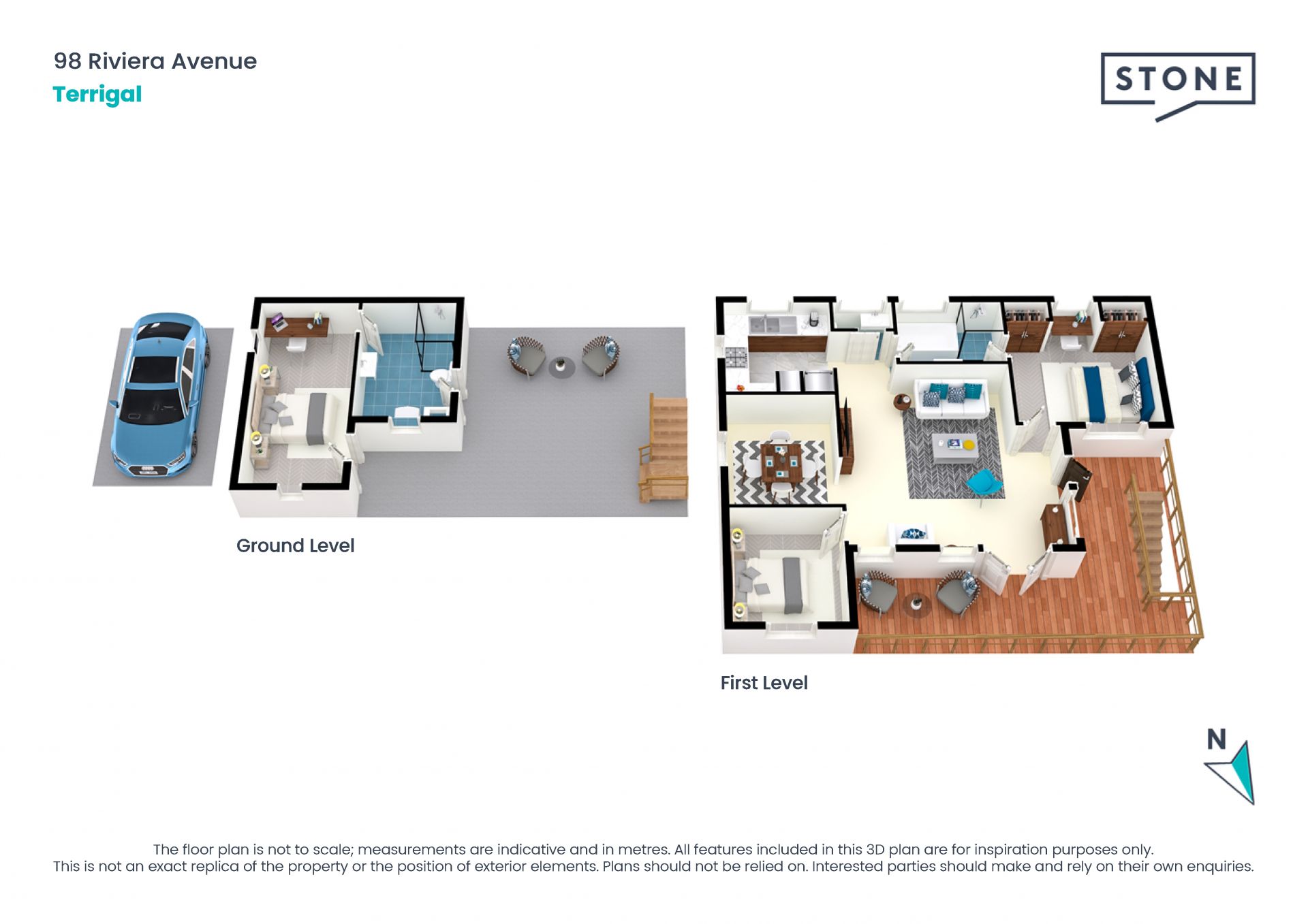 North Facing Home with Ocean Views
