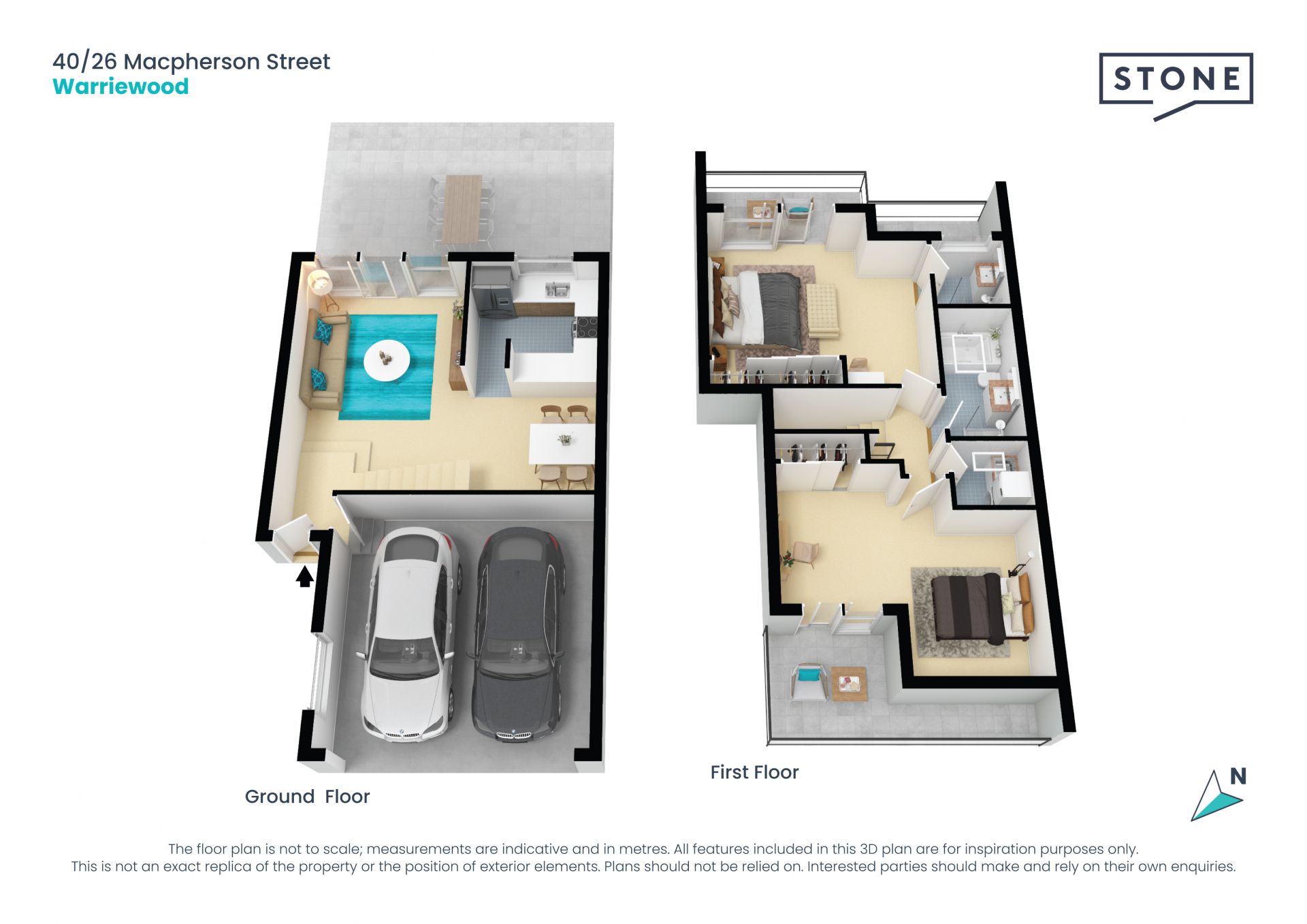 Convenient and contemporary lifestyle with potential for 3 bedrooms