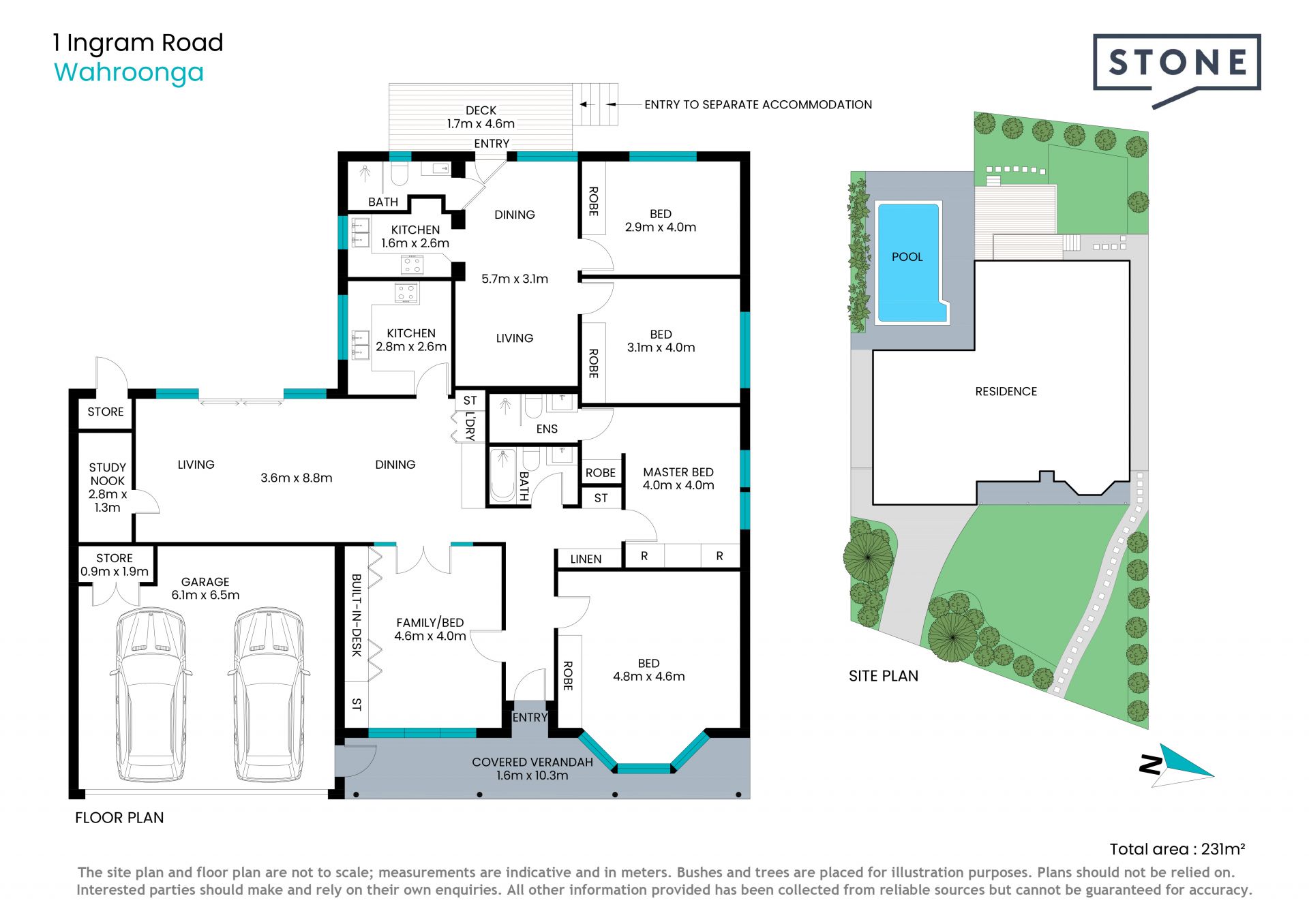 Two self-contained homes: ready to enjoy just 700m to rail