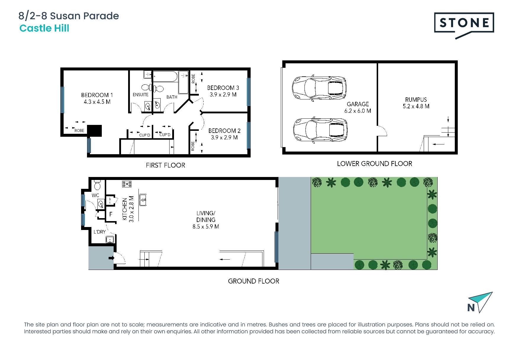 Stylish and Convenient Three-Level Townhouse