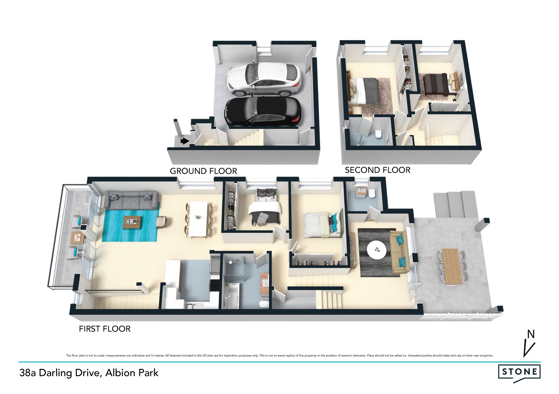 Modern family home with far reaching views